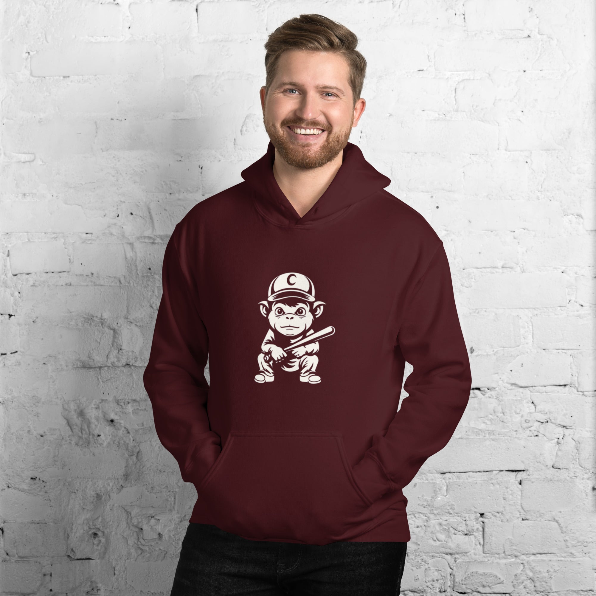 Baller Monkey Unisex Hoodie - Caster Coast