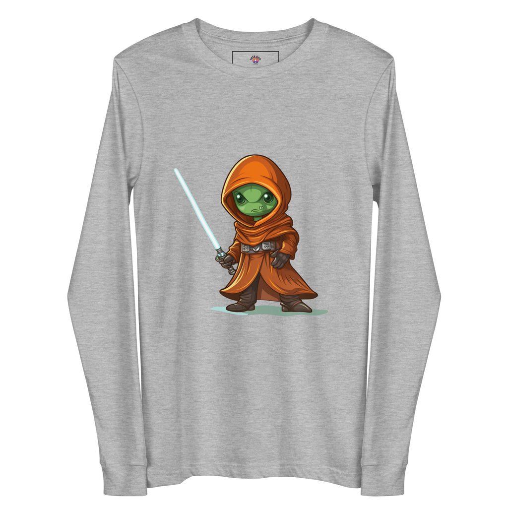 Midor the Green Alien Jedi Unisex Long Sleeve Tee - Caster Coast