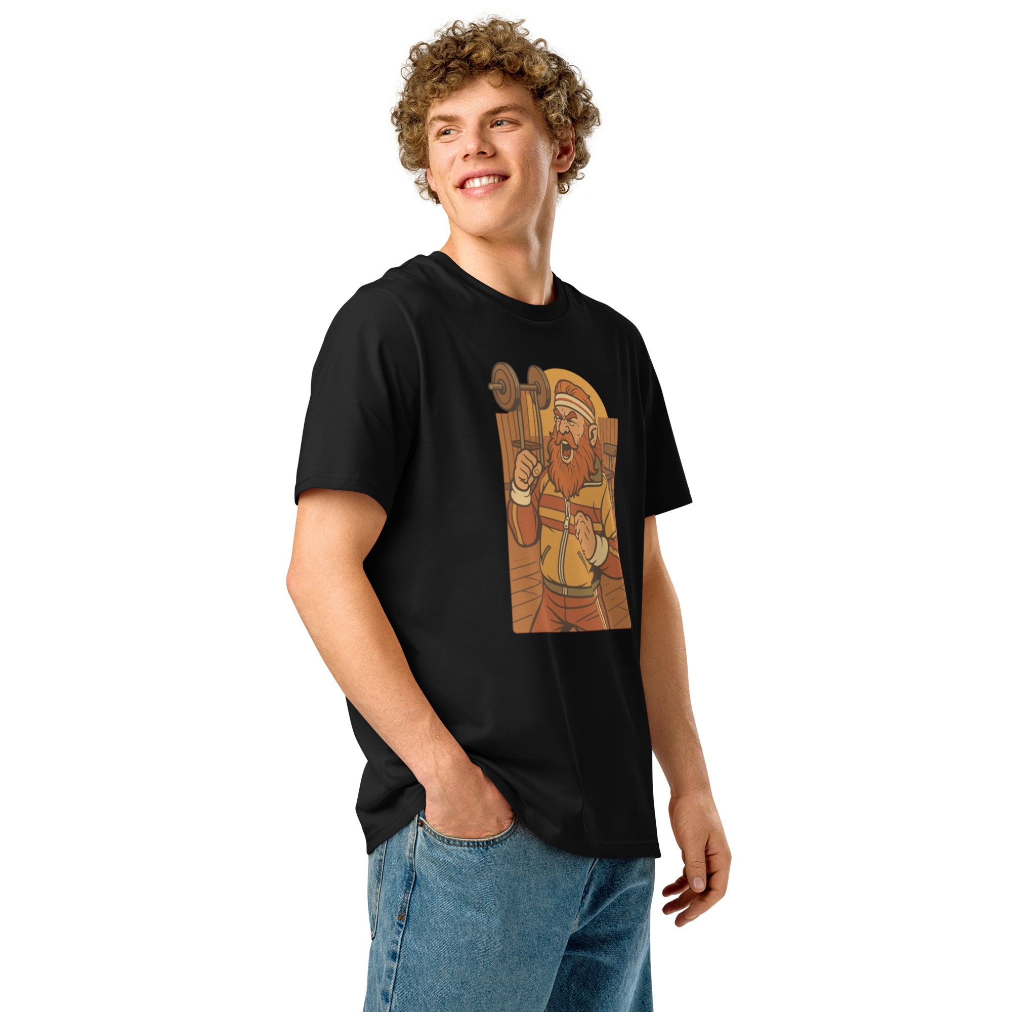 Dwarf Fitness Influencer Tee – “Get Swole or Go Home” - Caster Coast