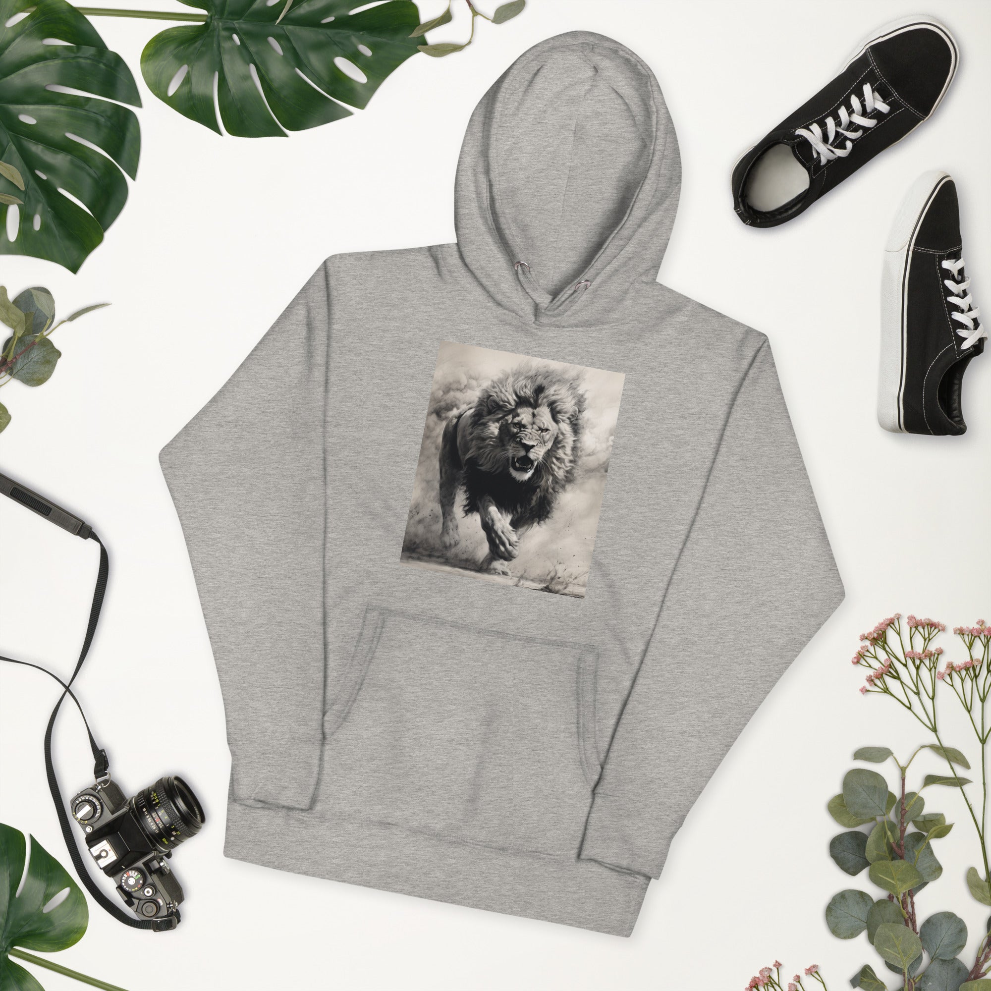 Lion in Sandstorm Unisex Hoodie - Caster Coast