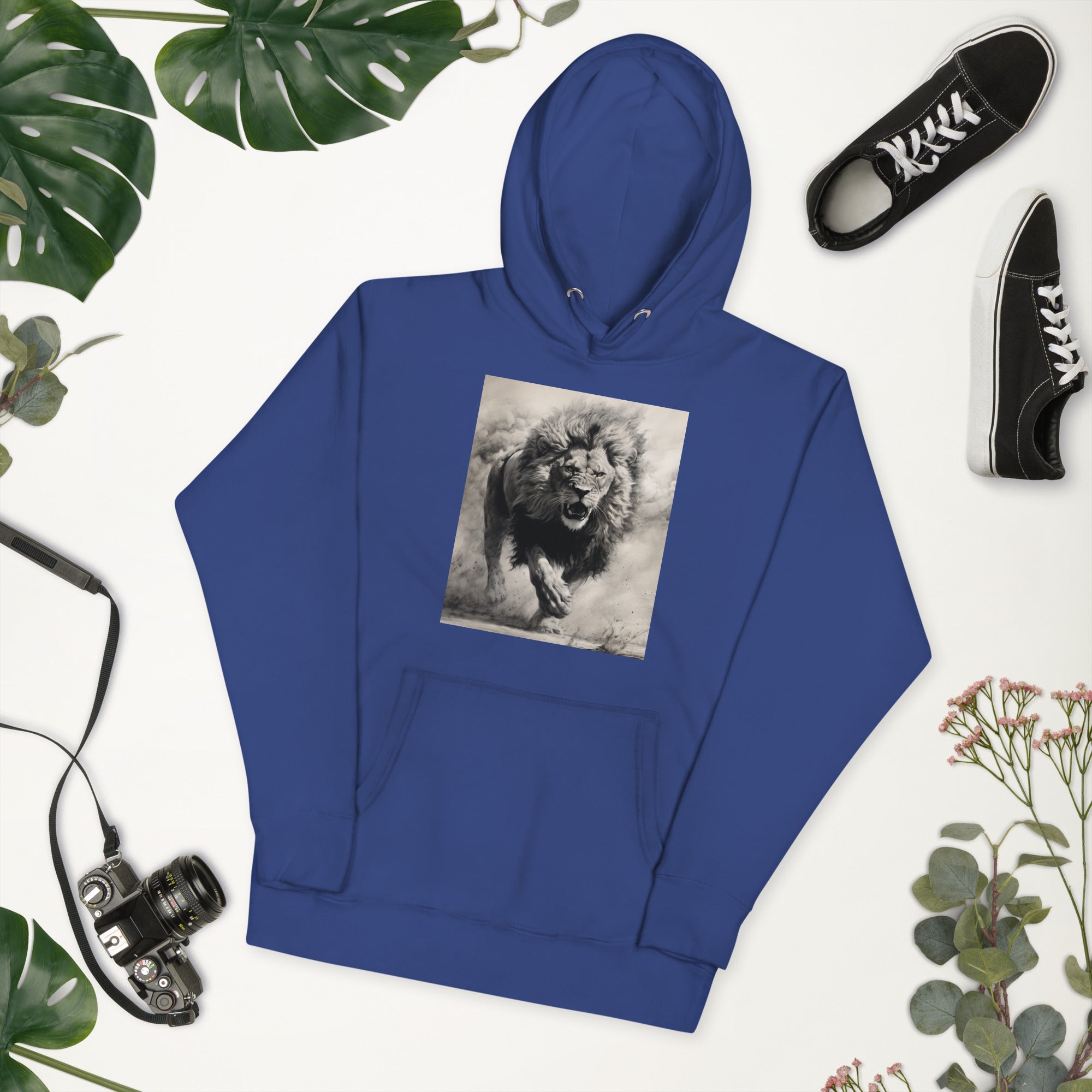 Lion in Sandstorm Unisex Hoodie - Caster Coast