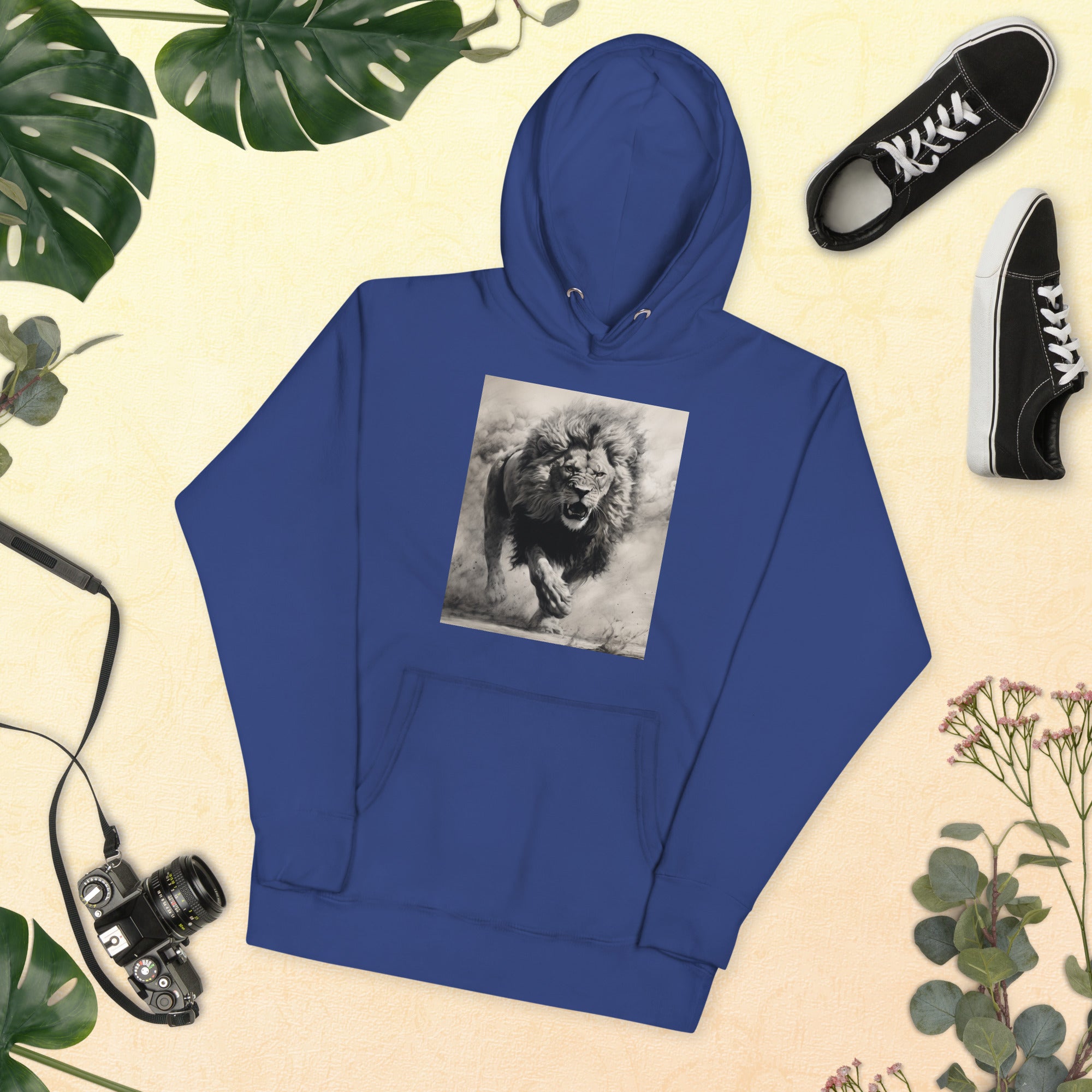 Lion in Sandstorm Unisex Hoodie - Caster Coast