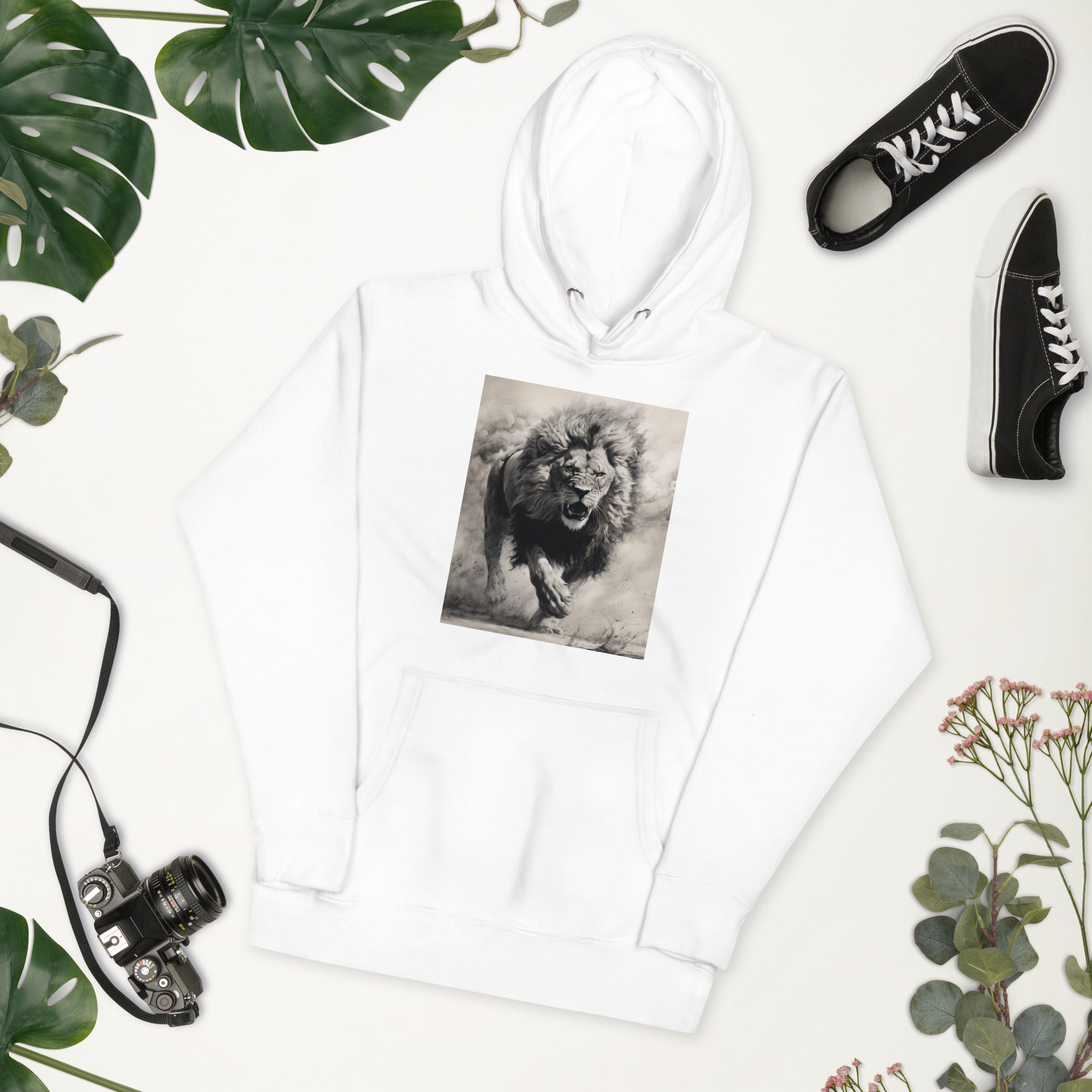 Lion in Sandstorm Unisex Hoodie - Caster Coast
