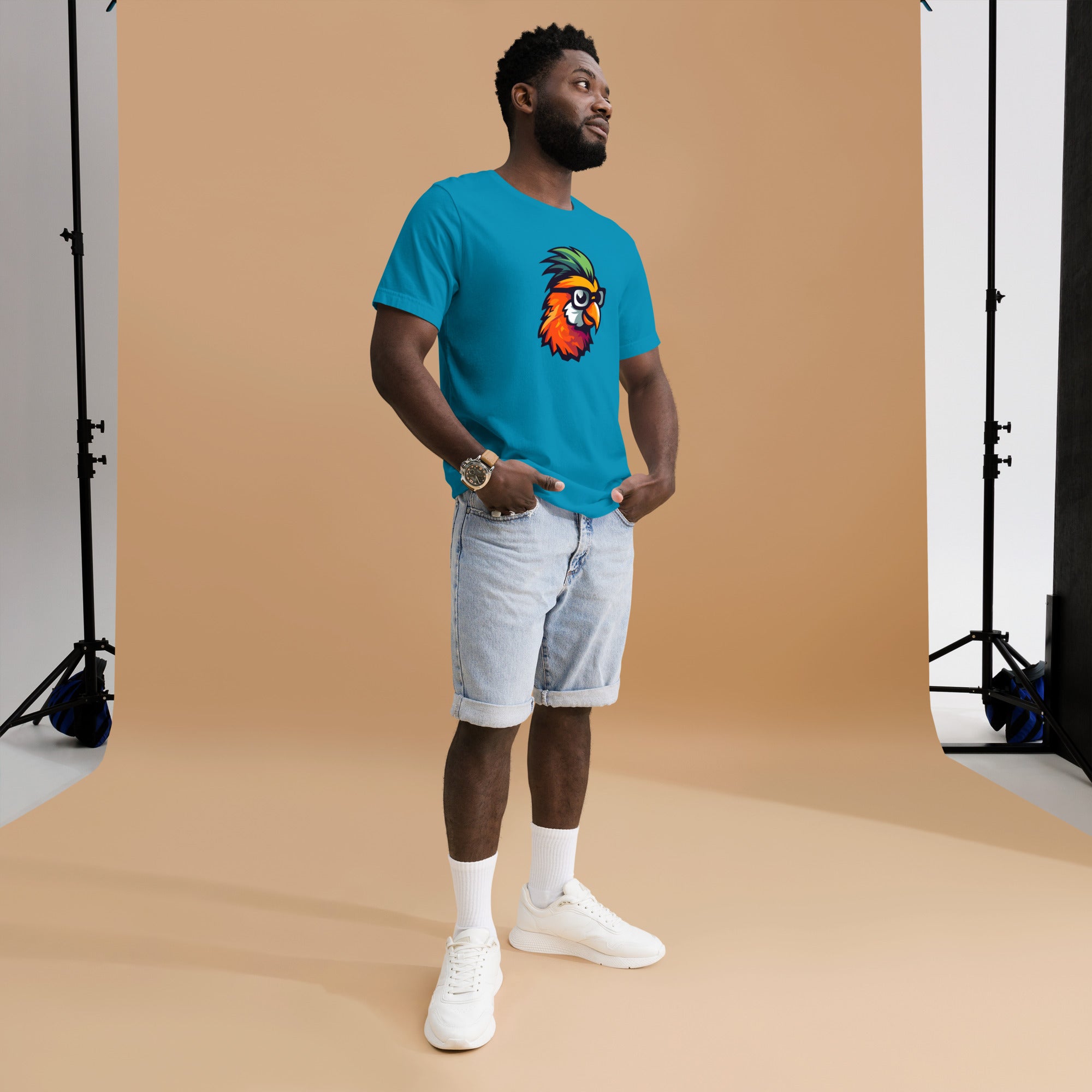 Captain Parrot Unisex t-shirt - Caster Coast