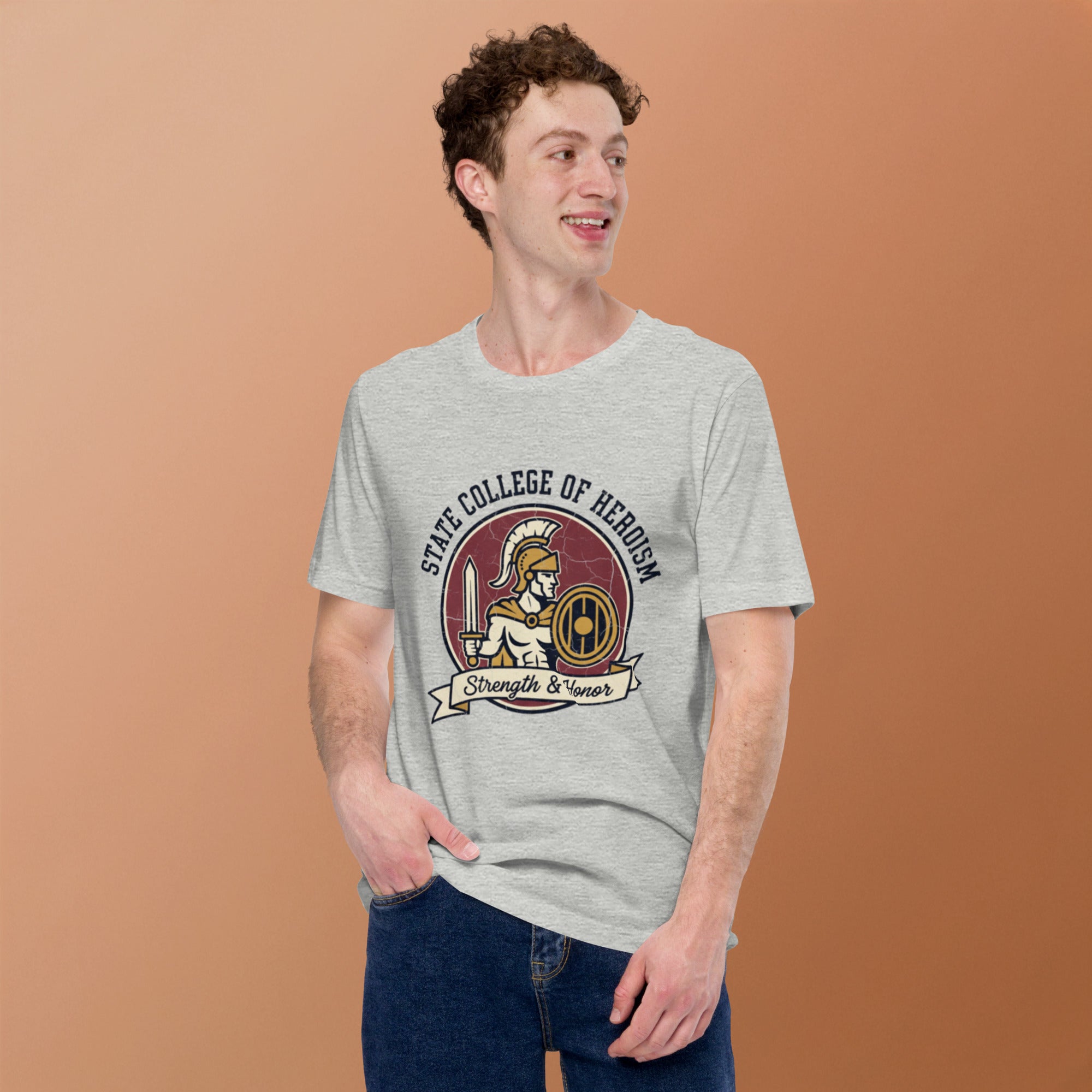 State College of Heroism T-Shirt | Geeky D&D Tee - Caster Coast