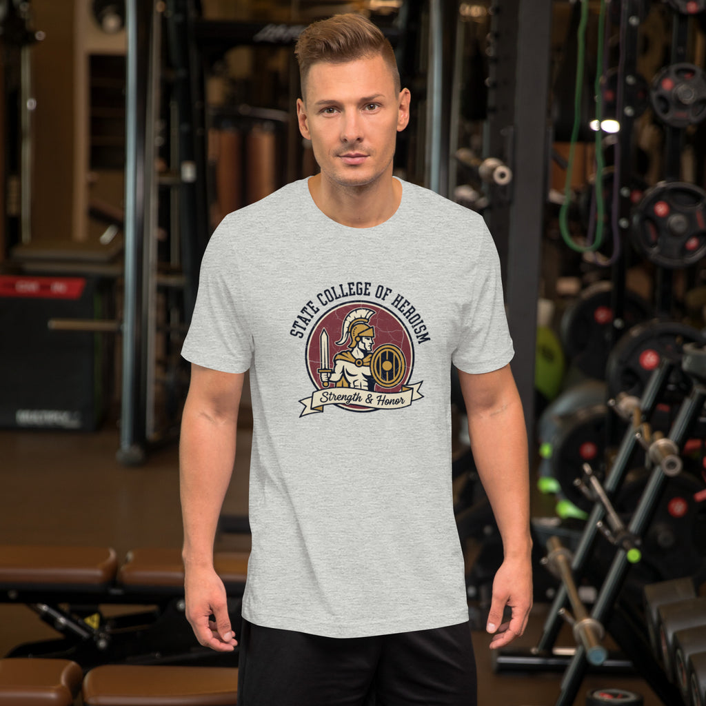 State College of Heroism T-Shirt | Geeky D&D Tee - Caster Coast