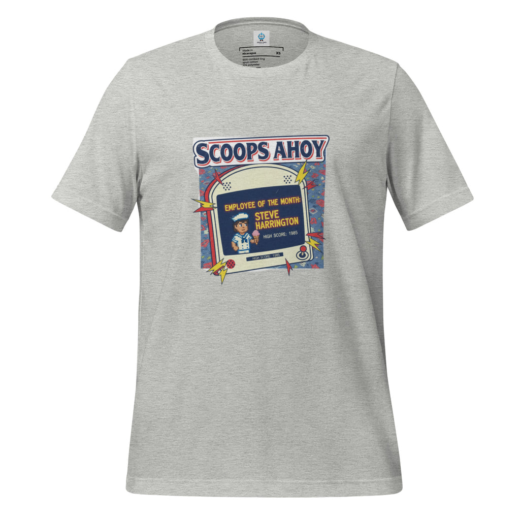 Scoops Ahoy Employee T-Shirt | Unofficial Hawkins Stranger Things Tee - Caster Coast