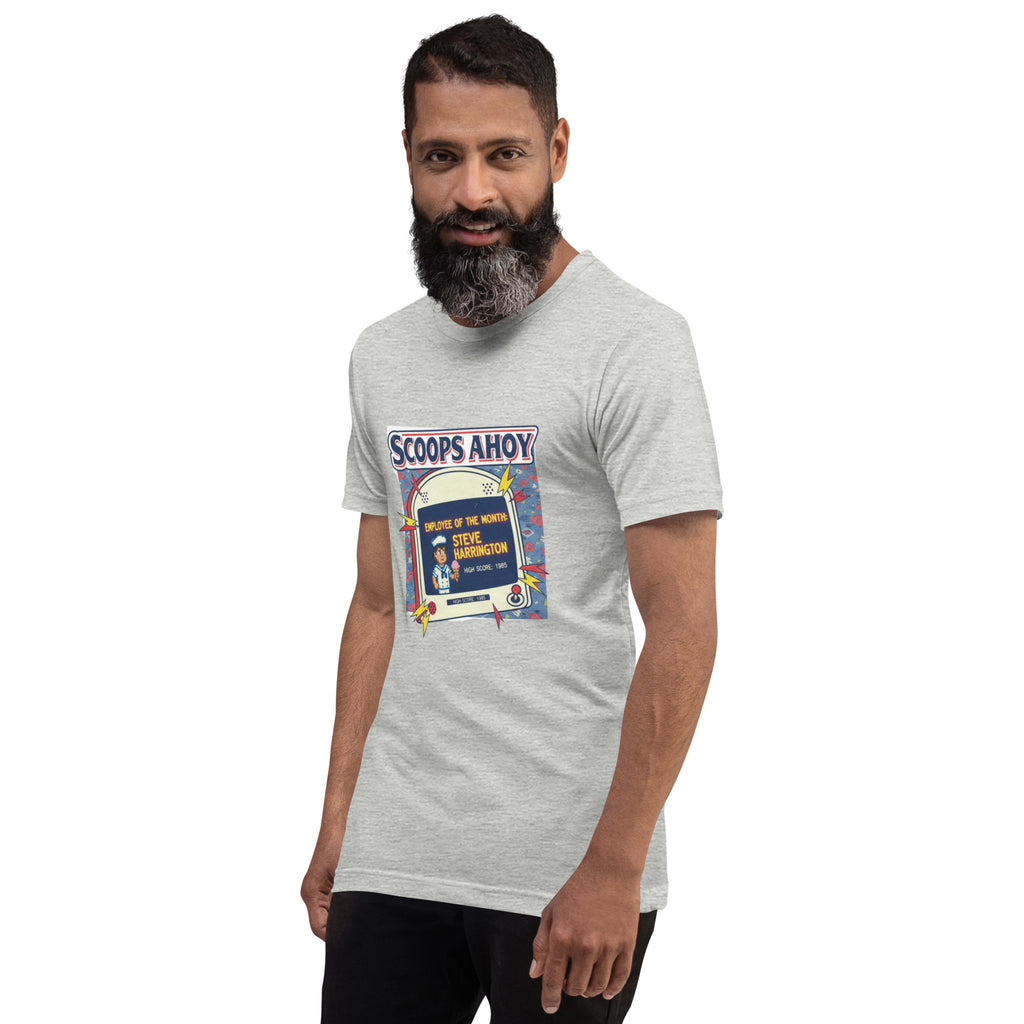 Scoops Ahoy Employee T-Shirt | Unofficial Hawkins Stranger Things Tee - Caster Coast