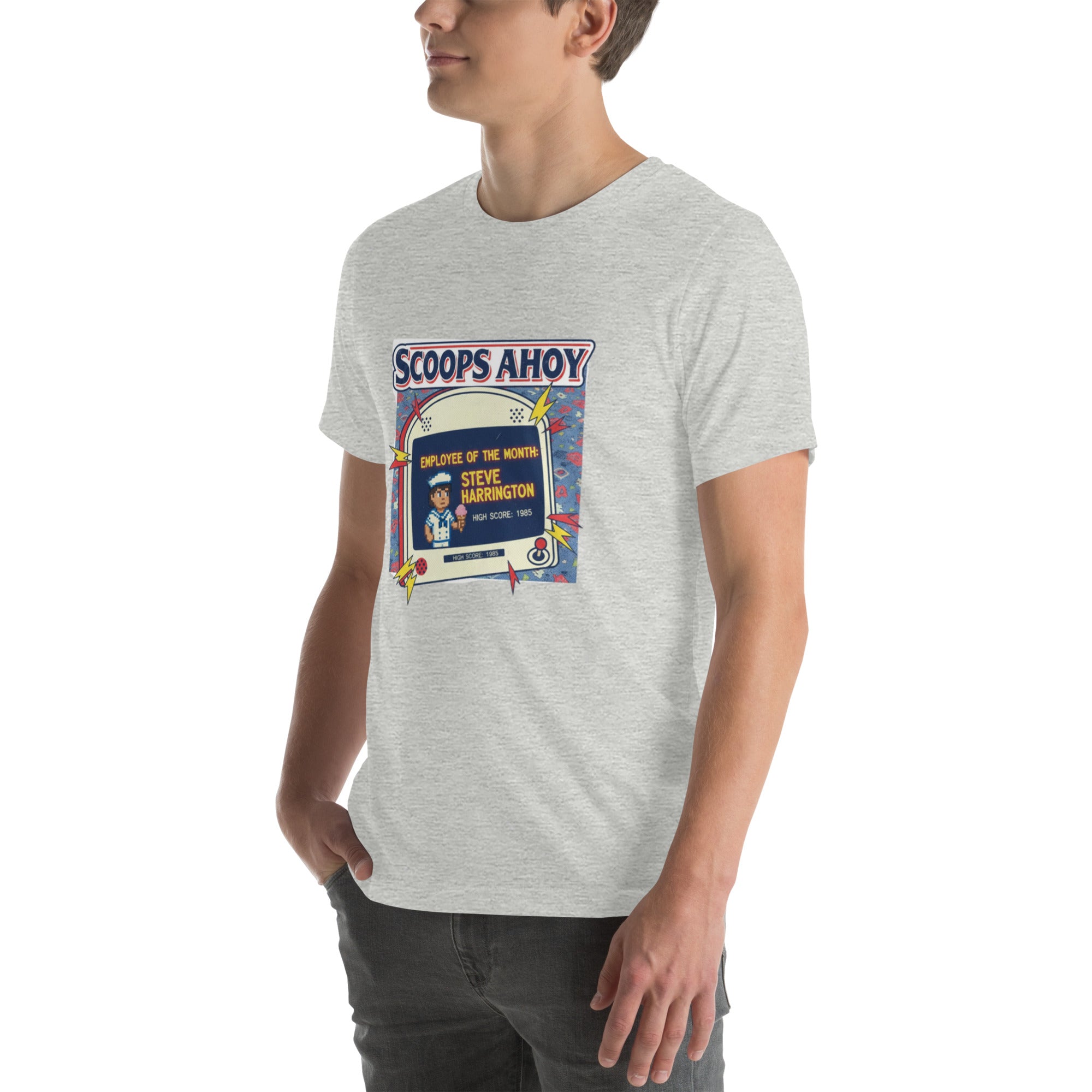 Scoops Ahoy Employee T-Shirt | Unofficial Hawkins Stranger Things Tee - Caster Coast