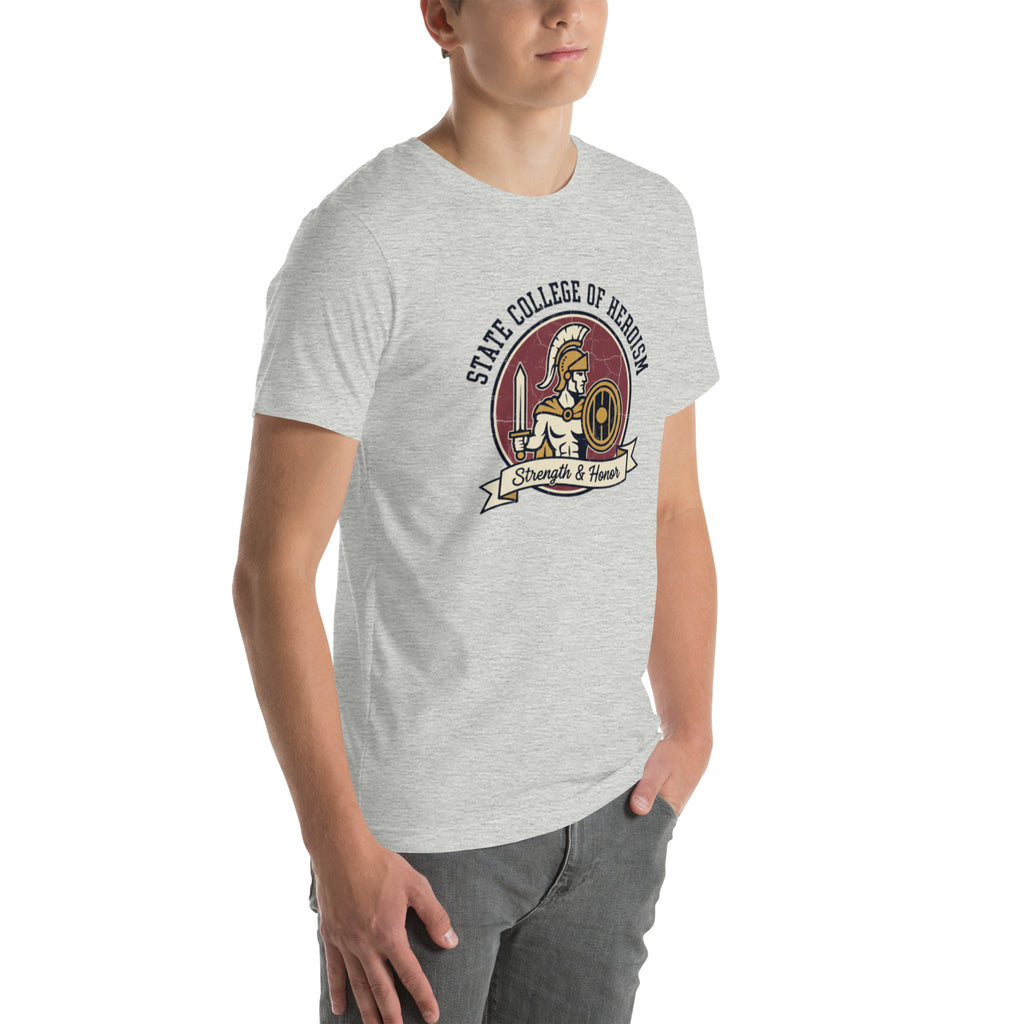 State College of Heroism T-Shirt | Geeky D&D Tee - Caster Coast