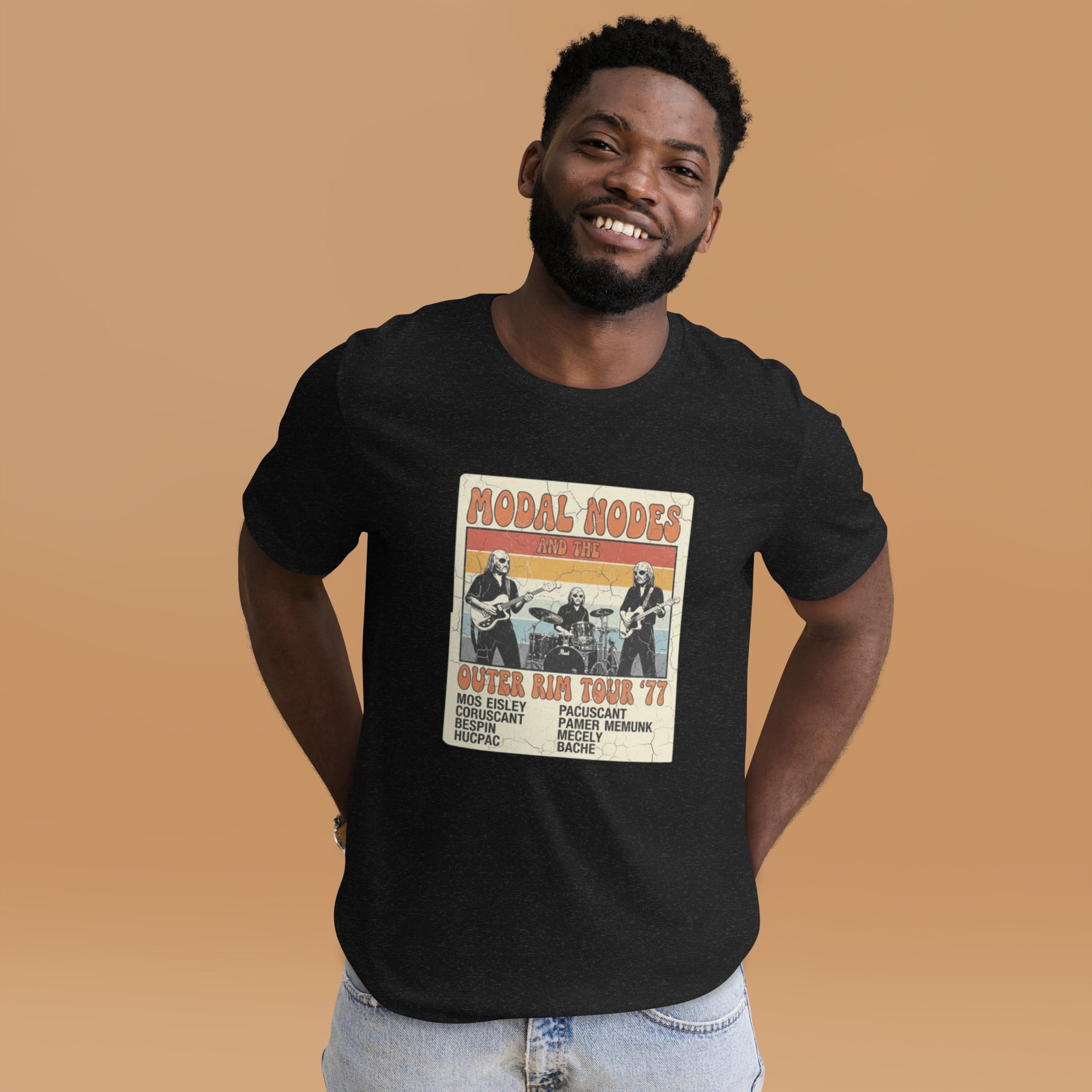 Galactic Concert Tee: Figrin D'an & the Modal Nodes Star Wars Cantina Band Shirt - Caster Coast
