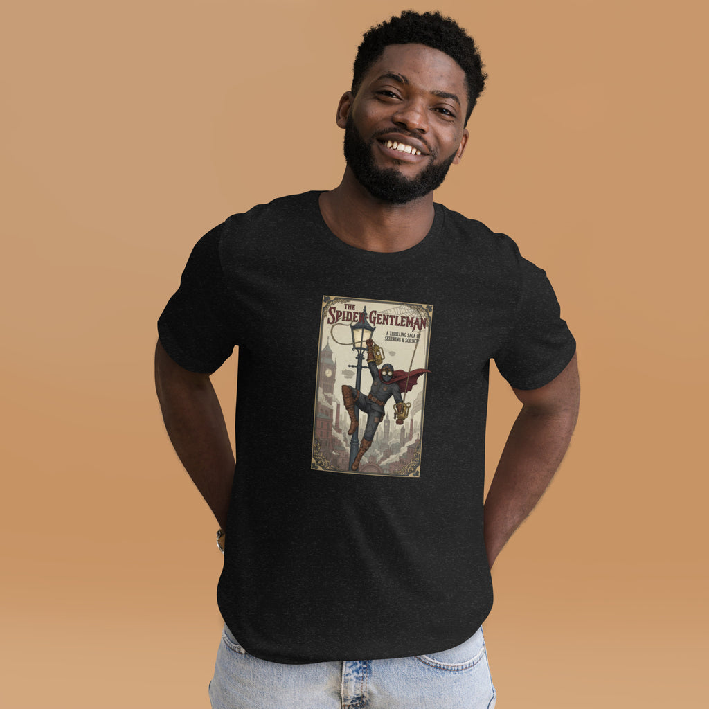 Steampunk Spider - Gentleman T-Shirt | Marvelous Mechanical Hero Tee - Caster Coast