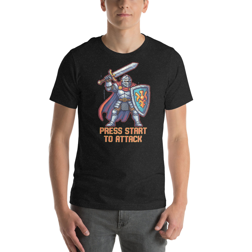 8 - Bit Warrior Retro Gaming T-Shirt - Caster Coast