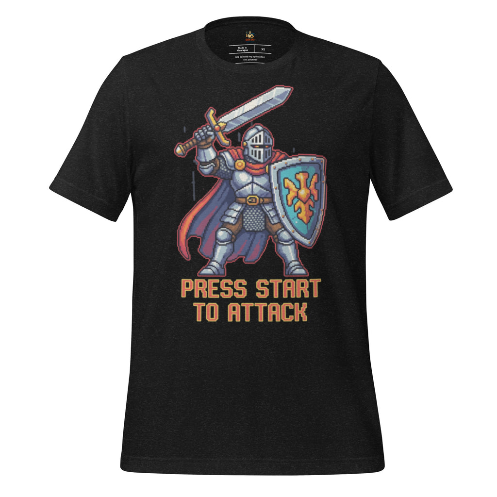 8 - Bit Warrior Retro Gaming T-Shirt - Caster Coast