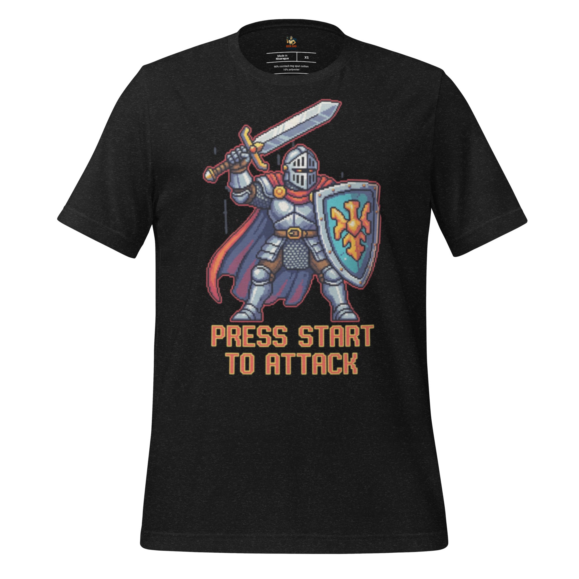 8 - Bit Warrior Retro Gaming T-Shirt - Caster Coast