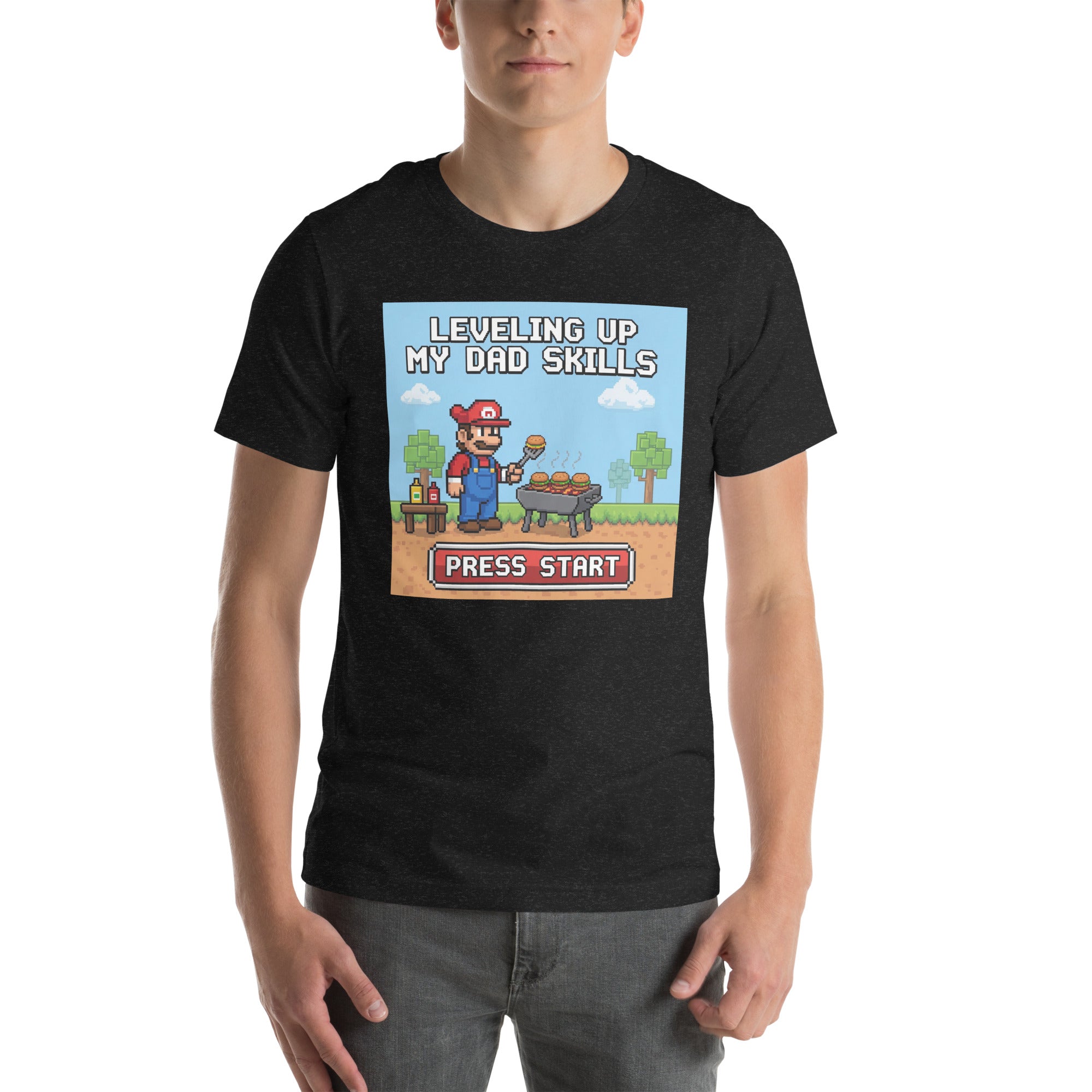 Gamer BBQ Dad T-Shirt: The Ultimate Gift for Gaming Dads | Funny & Comfortable Geeky Apparel - Caster Coast