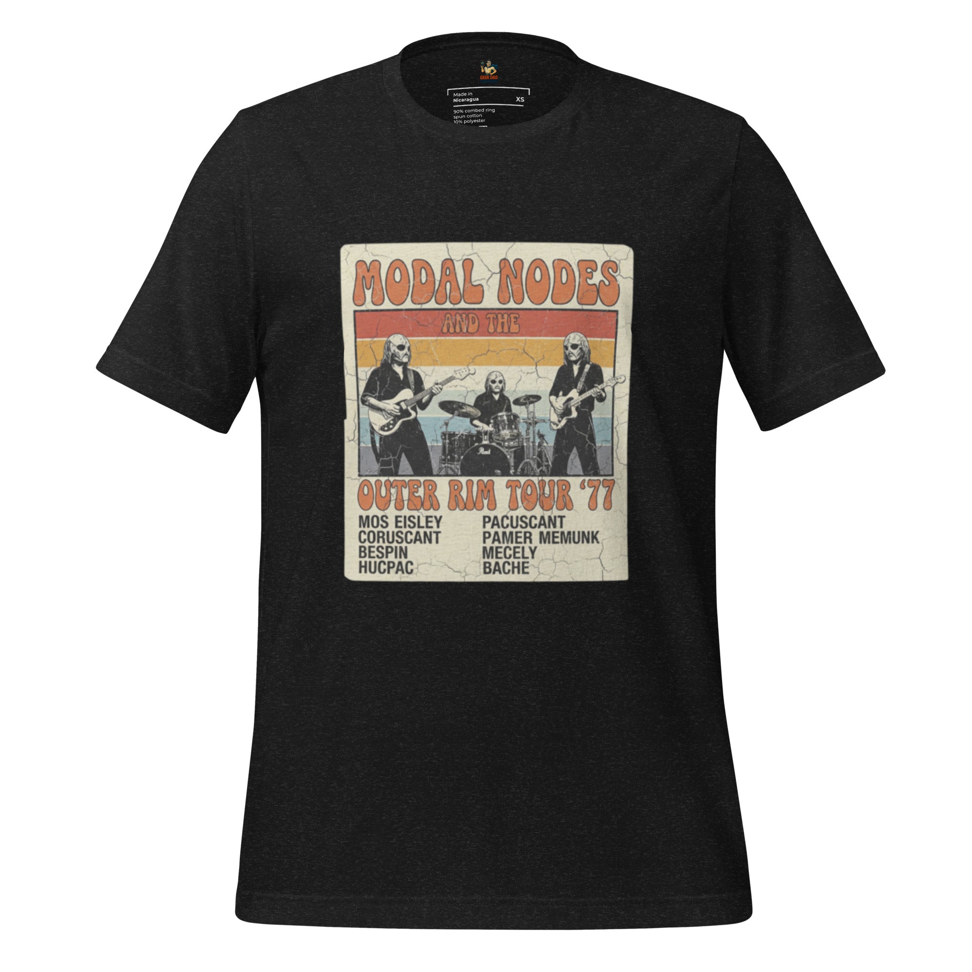 Galactic Concert Tee: Figrin D'an & the Modal Nodes Star Wars Cantina Band Shirt - Caster Coast