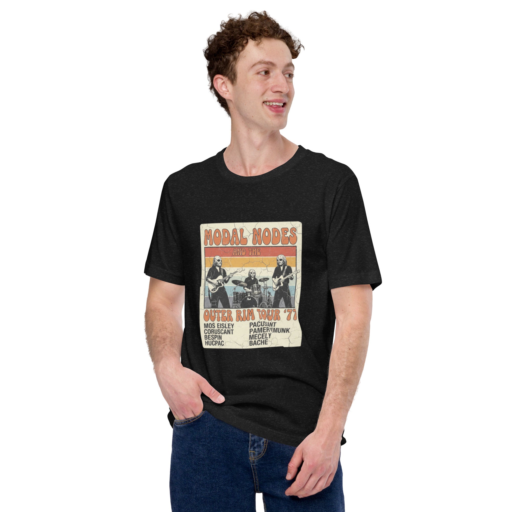 Galactic Concert Tee: Figrin D'an & the Modal Nodes Star Wars Cantina Band Shirt - Caster Coast