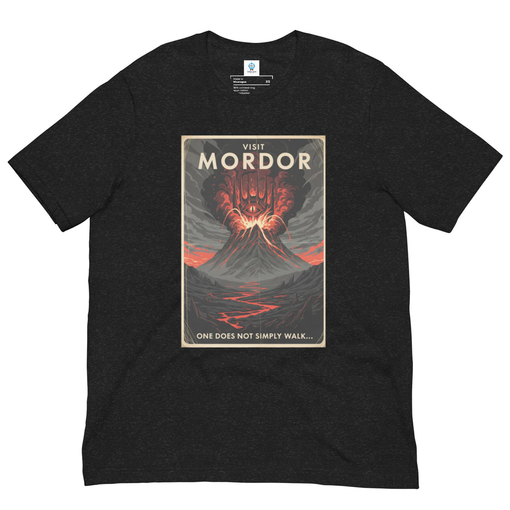 Mordor Tourism T-Shirt | Funny Lord of the Rings Shirt for Men - Caster Coast