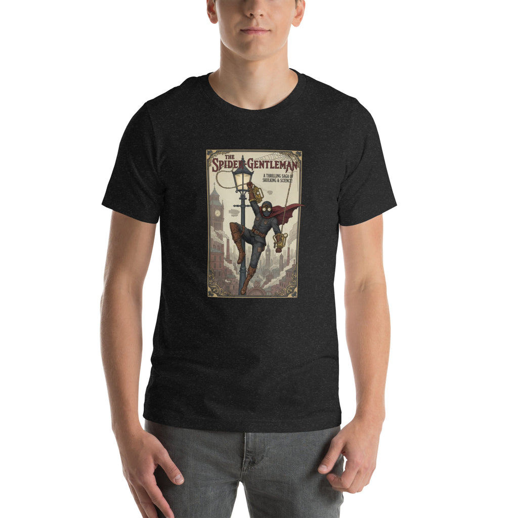 Steampunk Spider - Gentleman T-Shirt | Marvelous Mechanical Hero Tee - Caster Coast