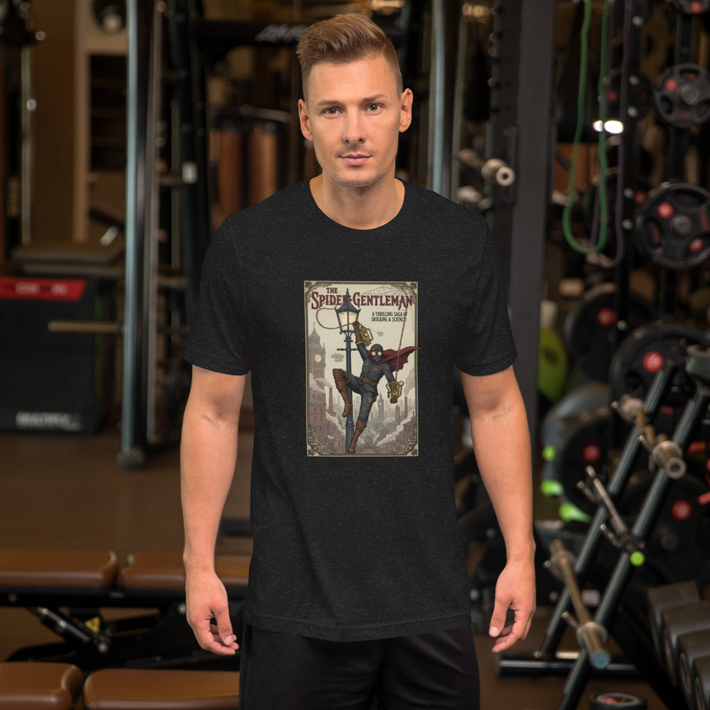 Steampunk Spider - Gentleman T-Shirt | Marvelous Mechanical Hero Tee - Caster Coast