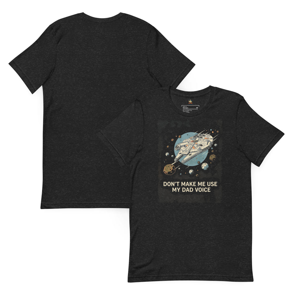 Star Wars Inspired "Dad Voice" T-Shirt | Funny Sci - Fi Tee for Geek Dads - Caster Coast