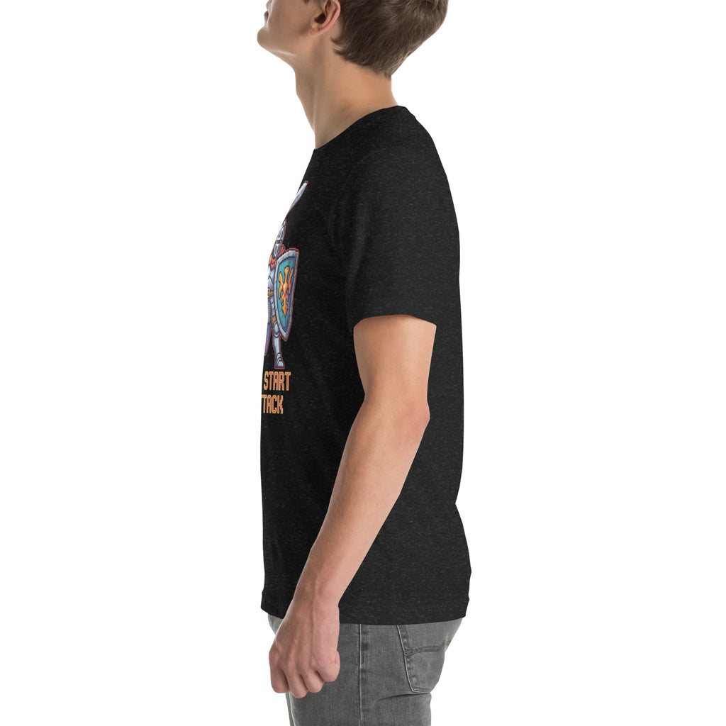 8 - Bit Warrior Retro Gaming T-Shirt - Caster Coast
