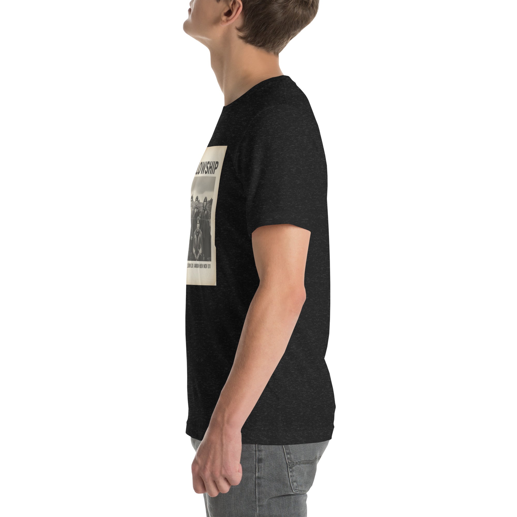 The Fellowship World Tour T-Shirt | Funny Lord of the Rings Band Tee - Caster Coast