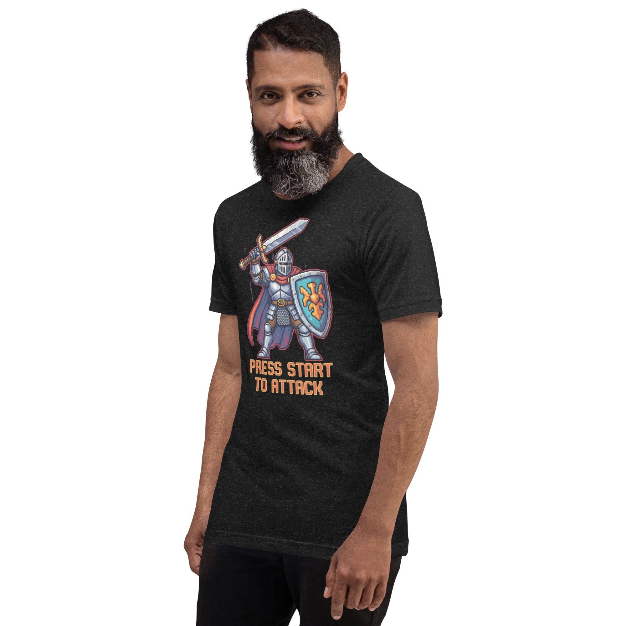 8 - Bit Warrior Retro Gaming T-Shirt - Caster Coast