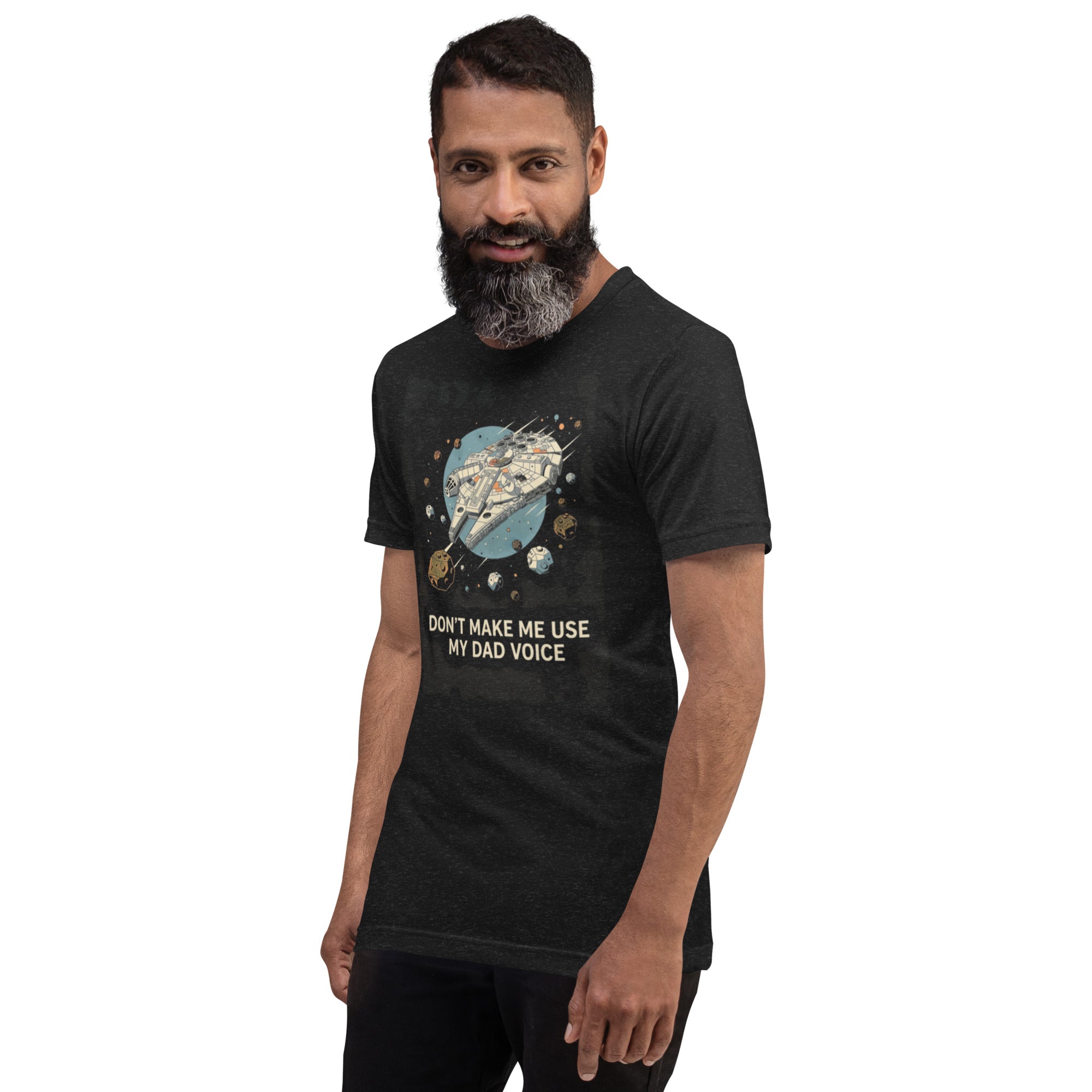 Star Wars Inspired "Dad Voice" T-Shirt | Funny Sci - Fi Tee for Geek Dads - Caster Coast