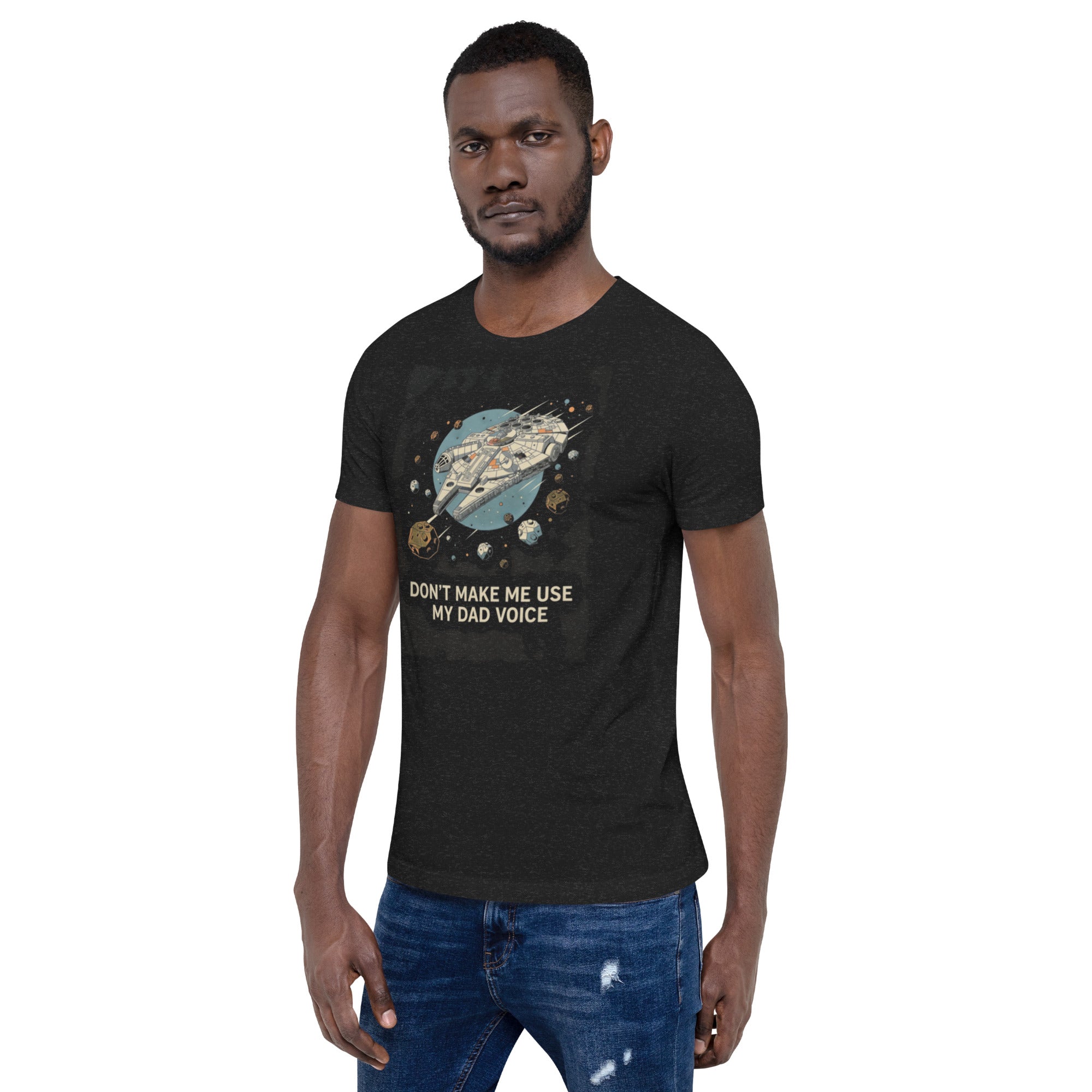 Star Wars Inspired "Dad Voice" T-Shirt | Funny Sci - Fi Tee for Geek Dads - Caster Coast
