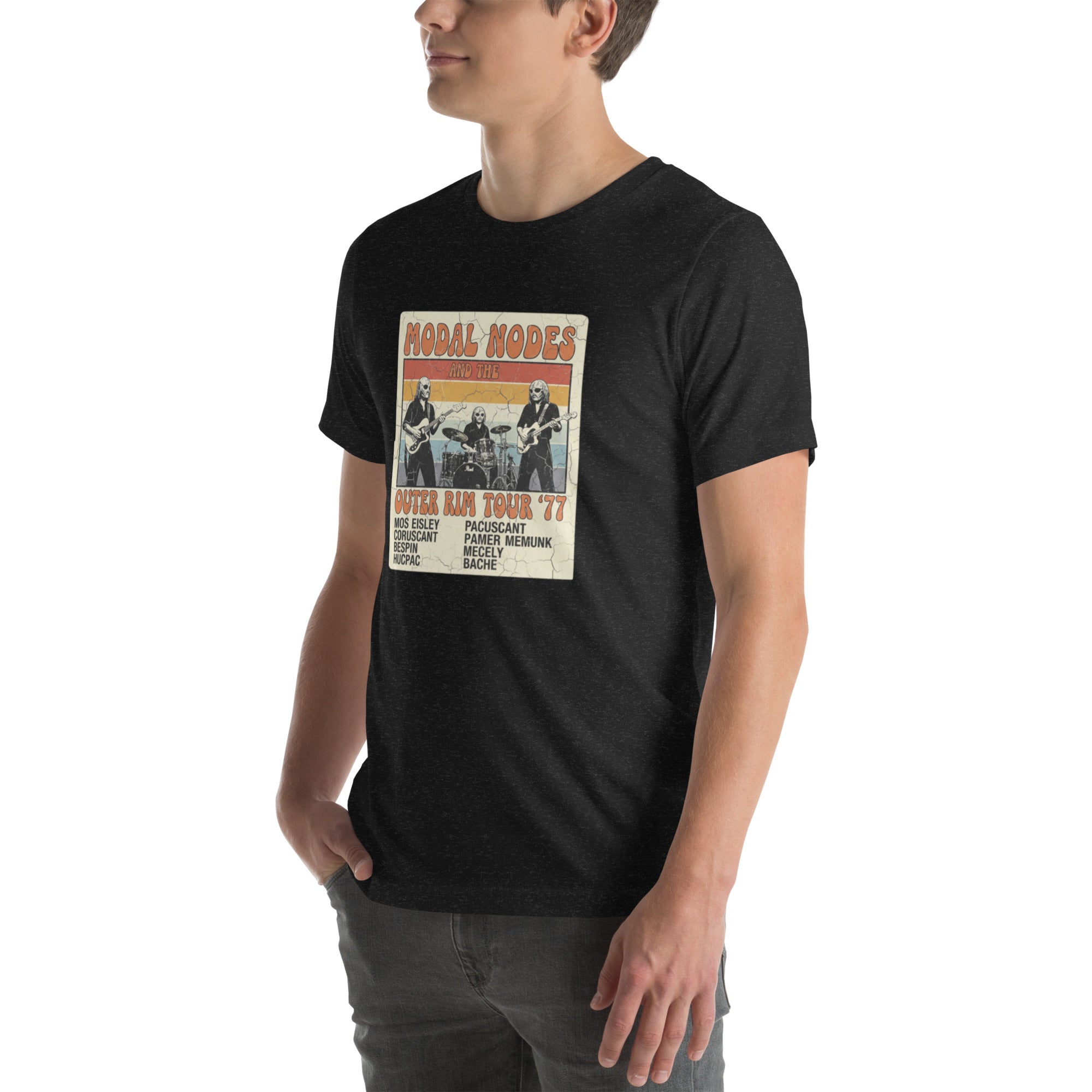 Galactic Concert Tee: Figrin D'an & the Modal Nodes Star Wars Cantina Band Shirt - Caster Coast