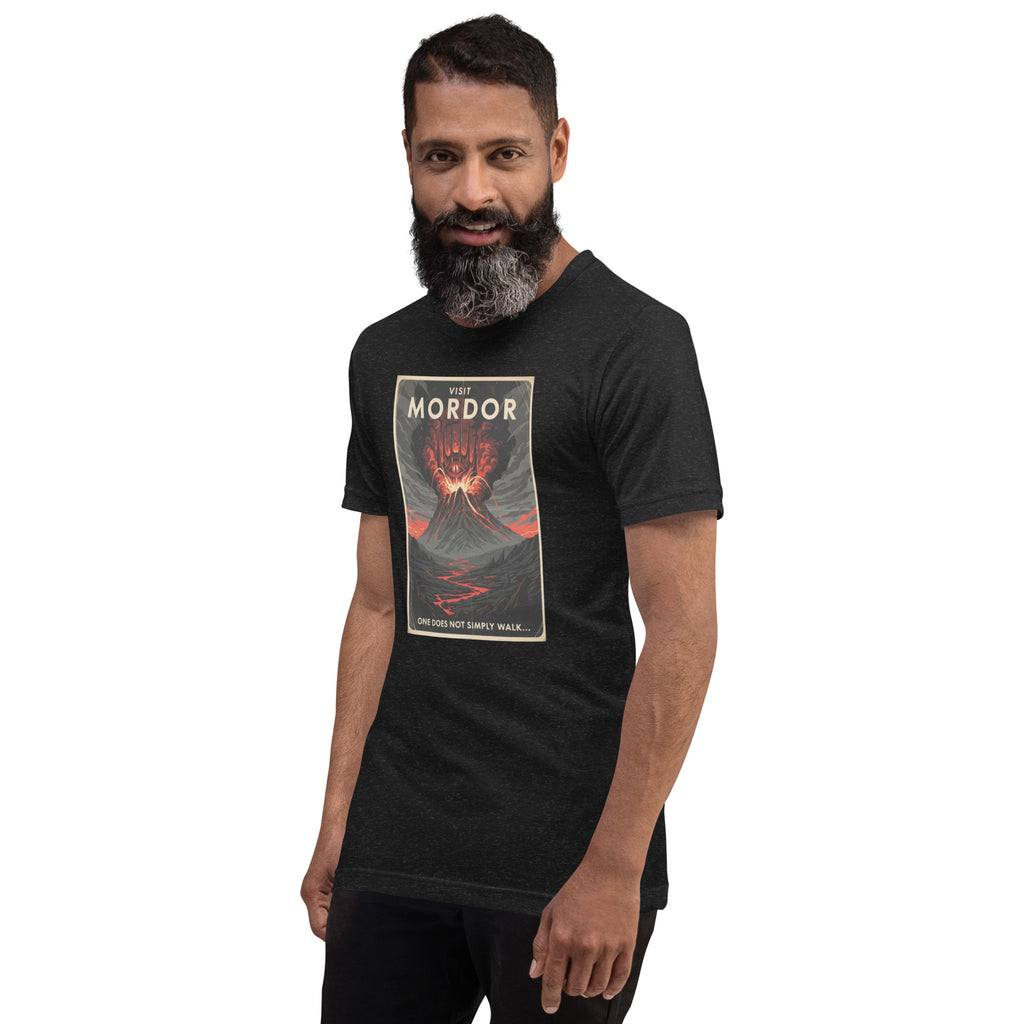 Mordor Tourism T-Shirt | Funny Lord of the Rings Shirt for Men - Caster Coast