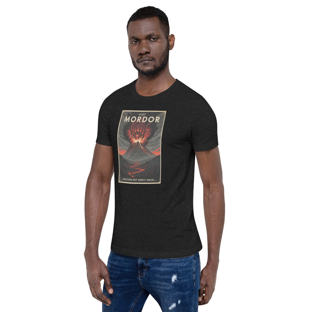 Mordor Tourism T-Shirt | Funny Lord of the Rings Shirt for Men - Caster Coast