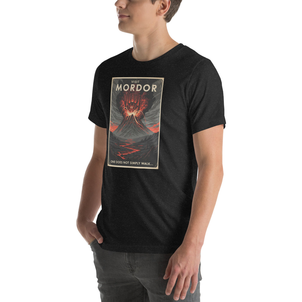 Mordor Tourism T-Shirt | Funny Lord of the Rings Shirt for Men - Caster Coast