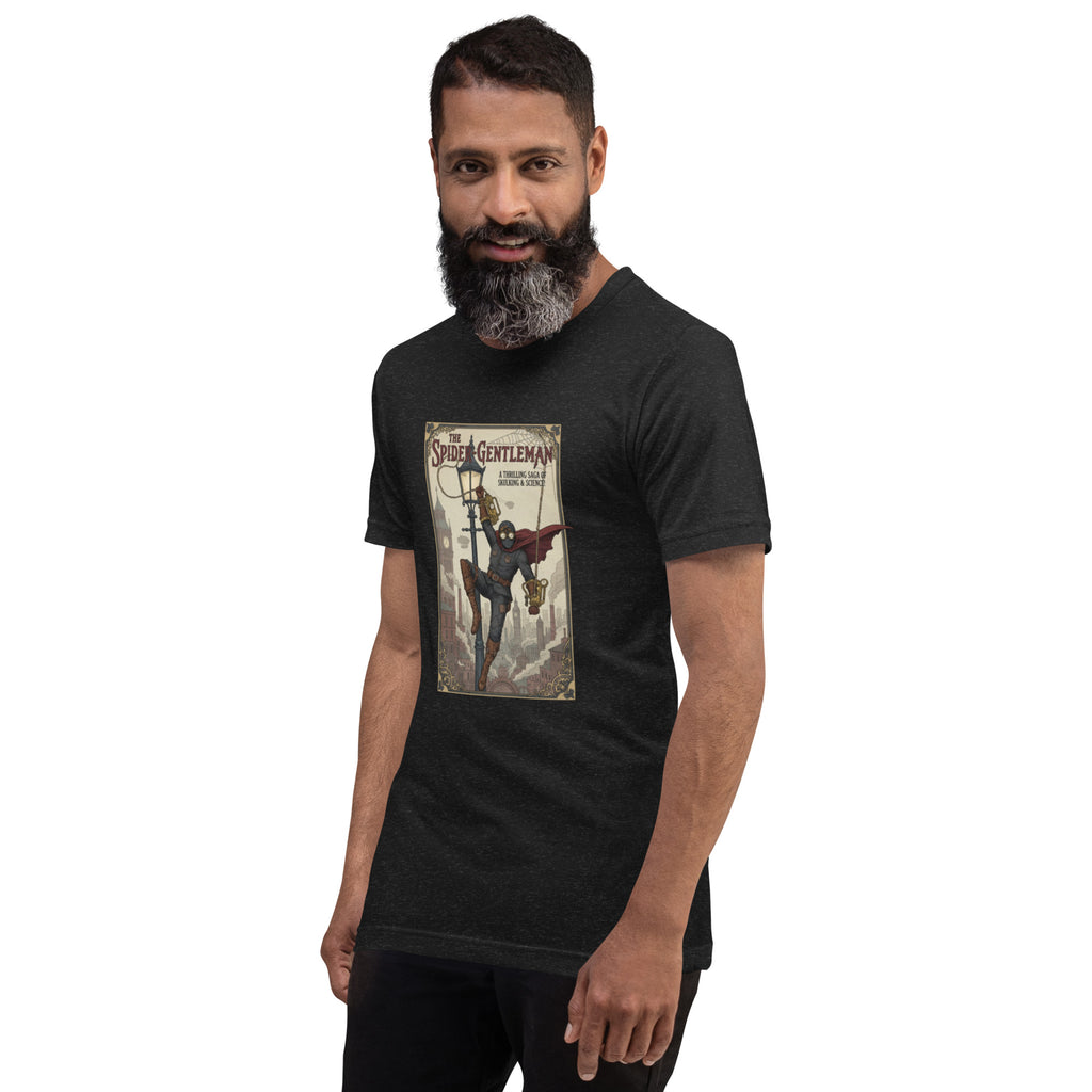 Steampunk Spider - Gentleman T-Shirt | Marvelous Mechanical Hero Tee - Caster Coast