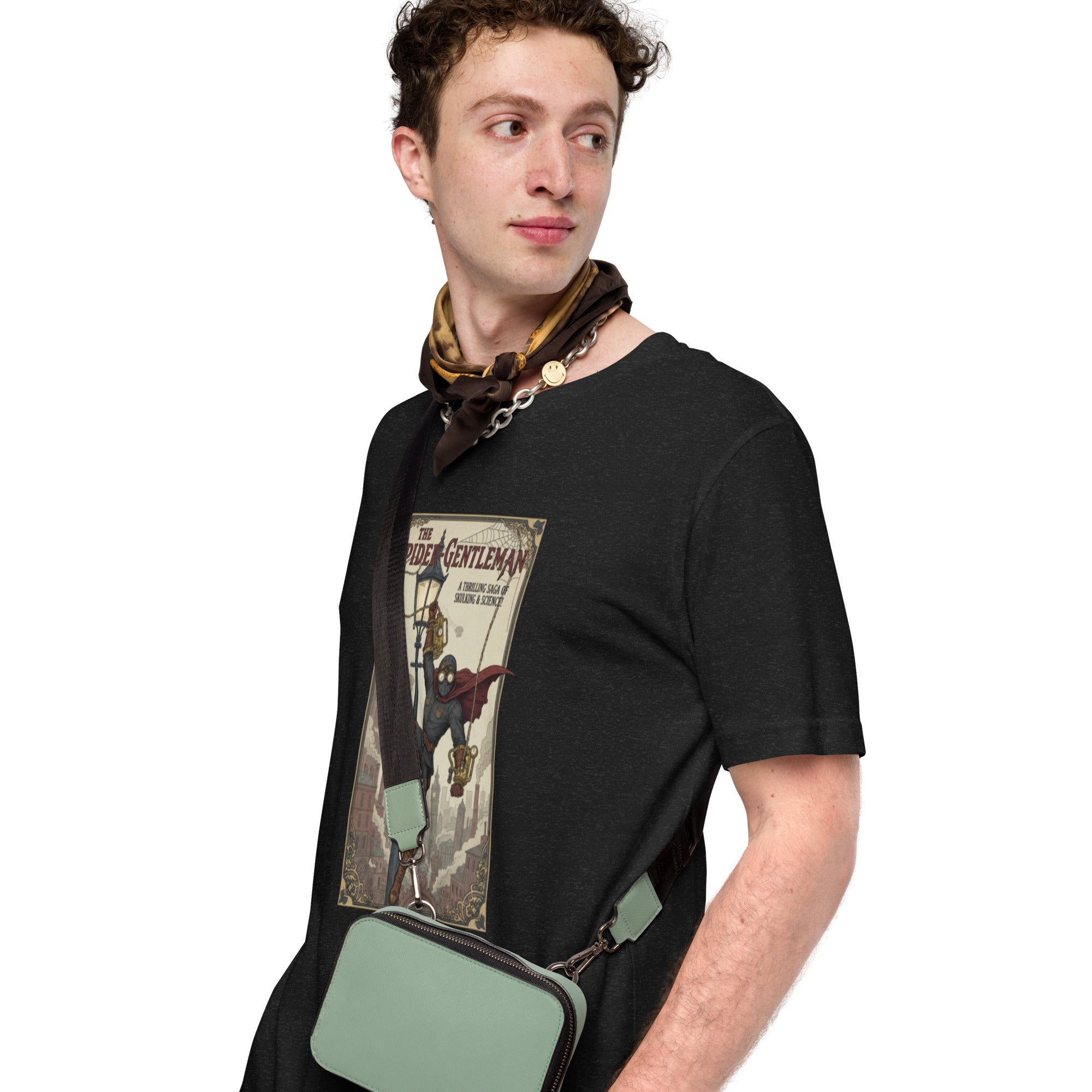 Steampunk Spider - Gentleman T-Shirt | Marvelous Mechanical Hero Tee - Caster Coast