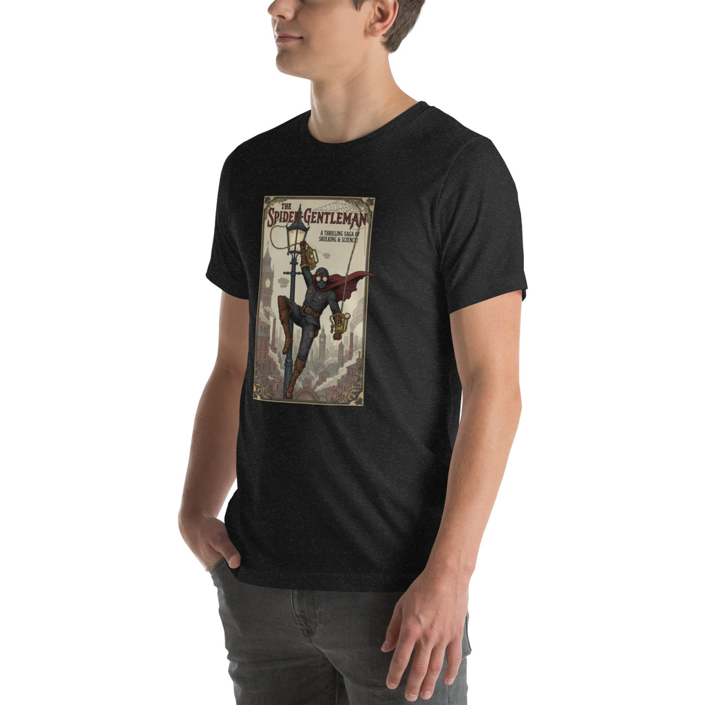 Steampunk Spider - Gentleman T-Shirt | Marvelous Mechanical Hero Tee - Caster Coast