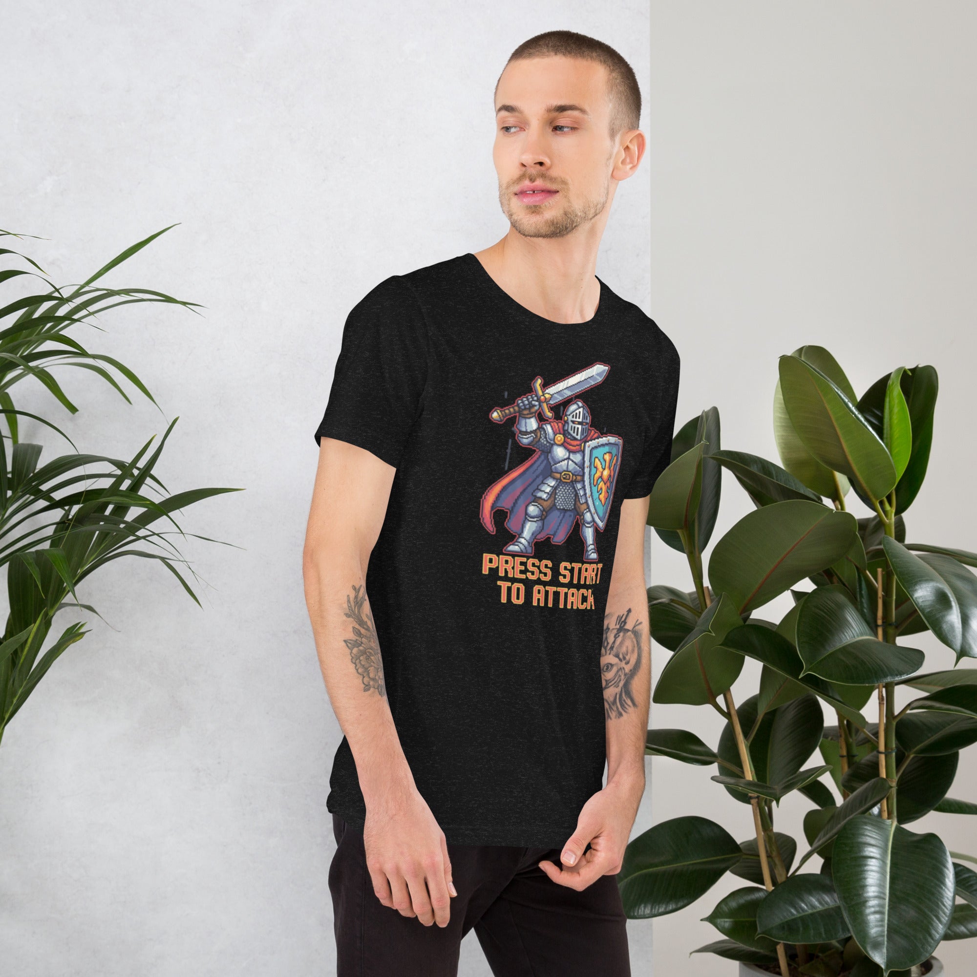 8 - Bit Warrior Retro Gaming T-Shirt - Caster Coast