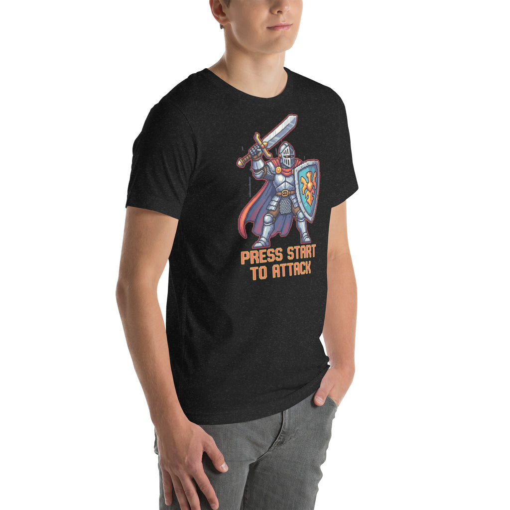 8 - Bit Warrior Retro Gaming T-Shirt - Caster Coast