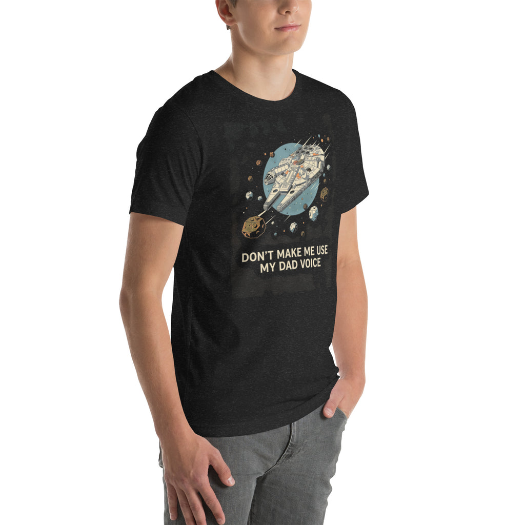 Star Wars Inspired "Dad Voice" T-Shirt | Funny Sci - Fi Tee for Geek Dads - Caster Coast