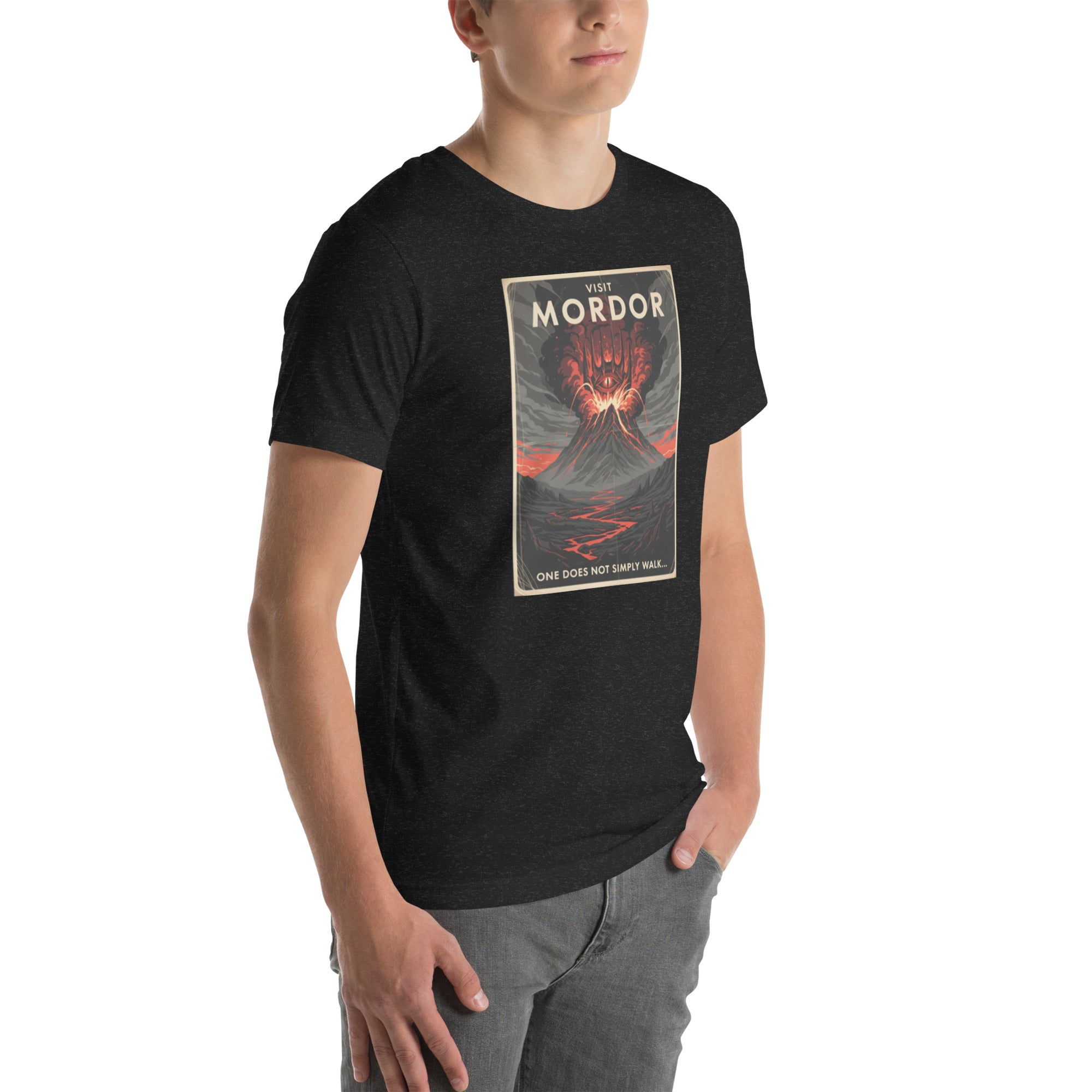 Mordor Tourism T-Shirt | Funny Lord of the Rings Shirt for Men - Caster Coast