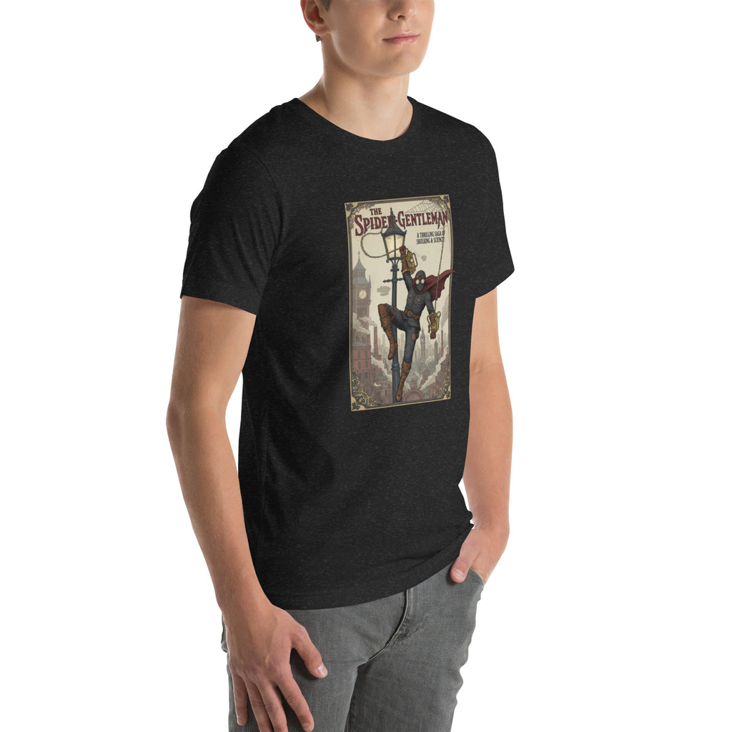 Steampunk Spider - Gentleman T-Shirt | Marvelous Mechanical Hero Tee - Caster Coast