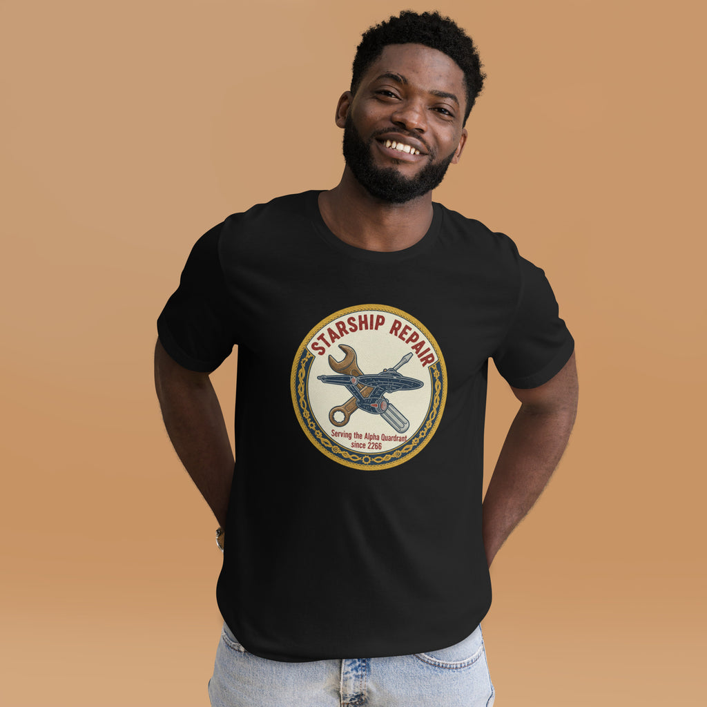 Starfleet Engineering T-Shirt | Funny Star Trek Starship Repair Tee - Caster Coast
