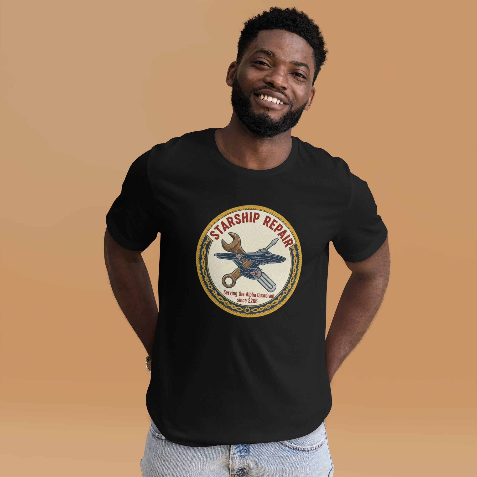 Starfleet Engineering T-Shirt | Funny Star Trek Starship Repair Tee - Caster Coast