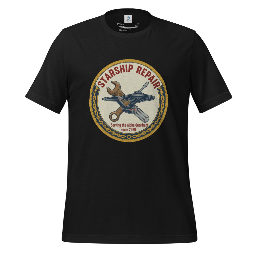 Starfleet Engineering T-Shirt | Funny Star Trek Starship Repair Tee - Caster Coast