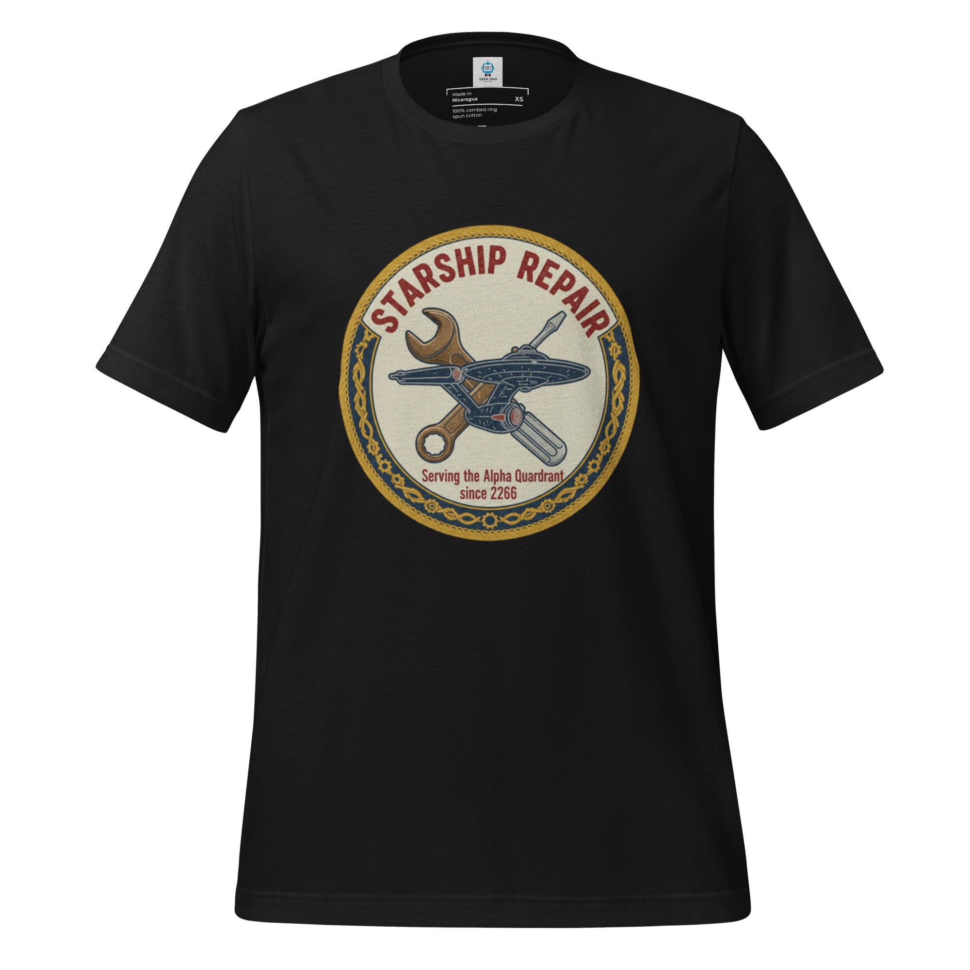 Starfleet Engineering T-Shirt | Funny Star Trek Starship Repair Tee - Caster Coast