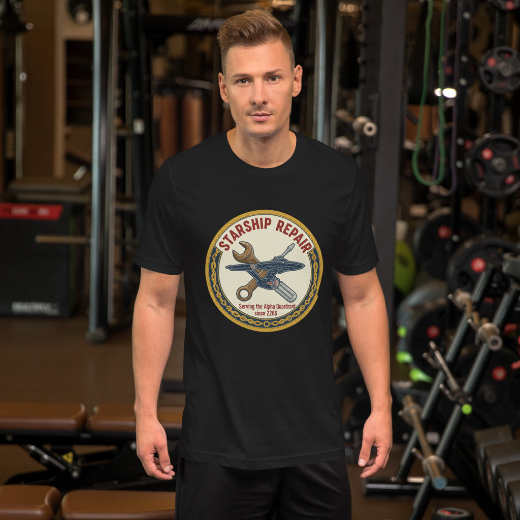 Starfleet Engineering T-Shirt | Funny Star Trek Starship Repair Tee - Caster Coast