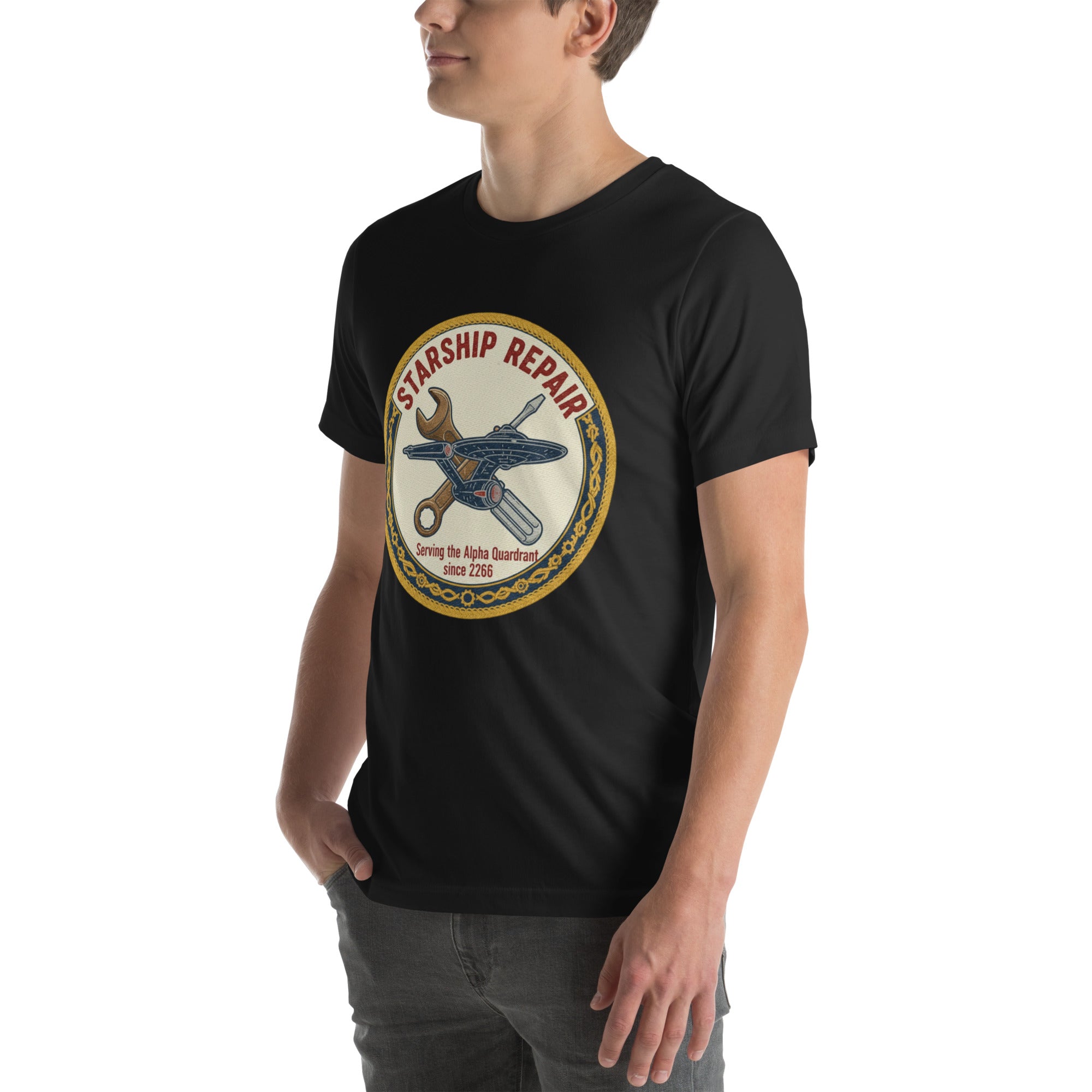 Starfleet Engineering T-Shirt | Funny Star Trek Starship Repair Tee - Caster Coast