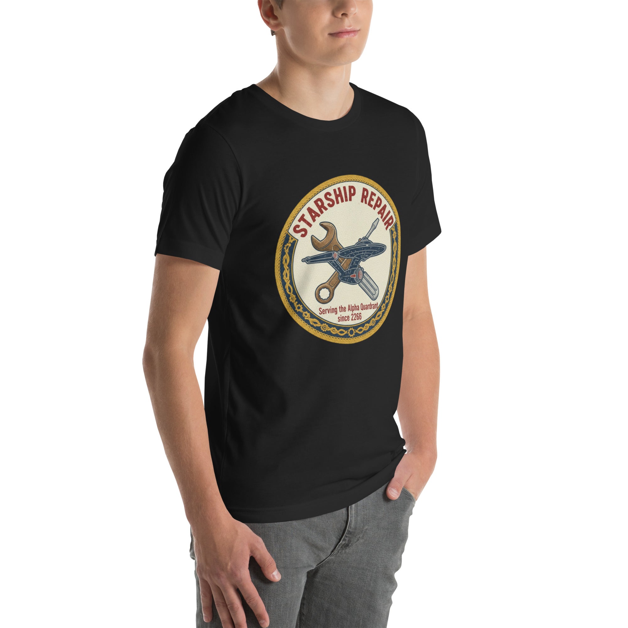 Starfleet Engineering T-Shirt | Funny Star Trek Starship Repair Tee - Caster Coast